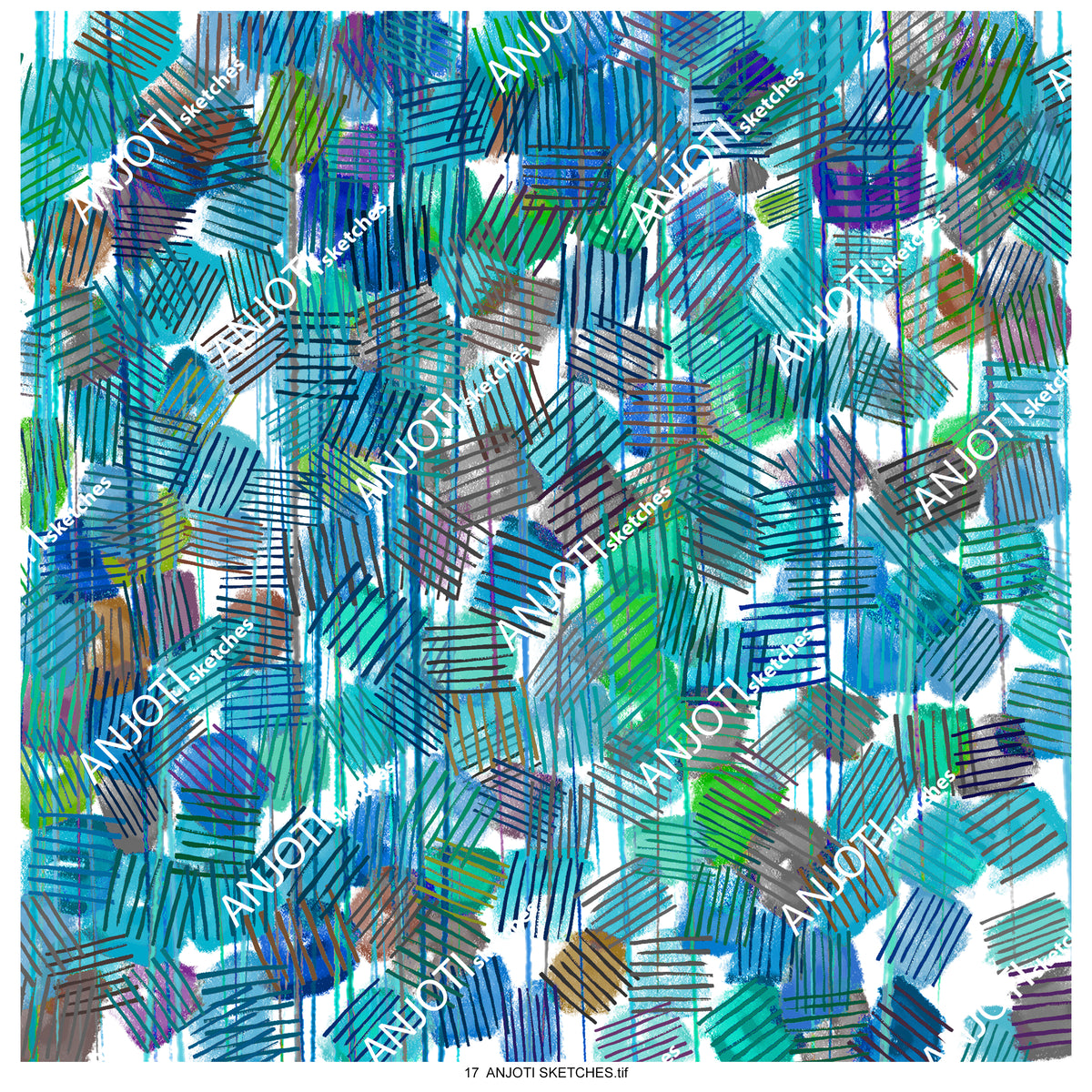 ANJOTI SKETCHES 17  Inspiring Multicolor Abstract Wall Art Ideas with Unique Texture Background Effects