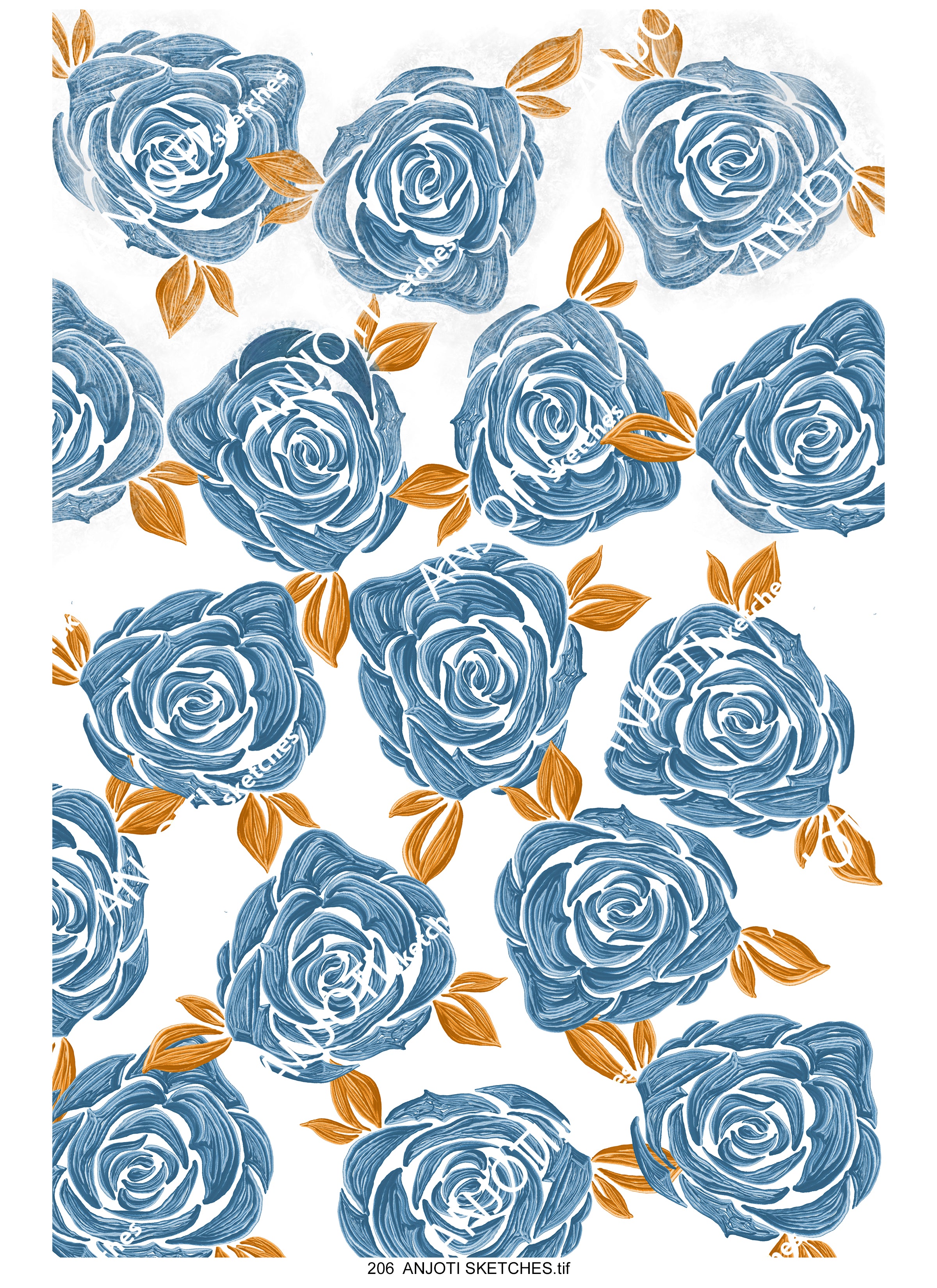 ANJOTI SKETCHES 206|Artistic Multicolor Abstract Wall Art Ideas with Stunning Texture Effect Backgrounds