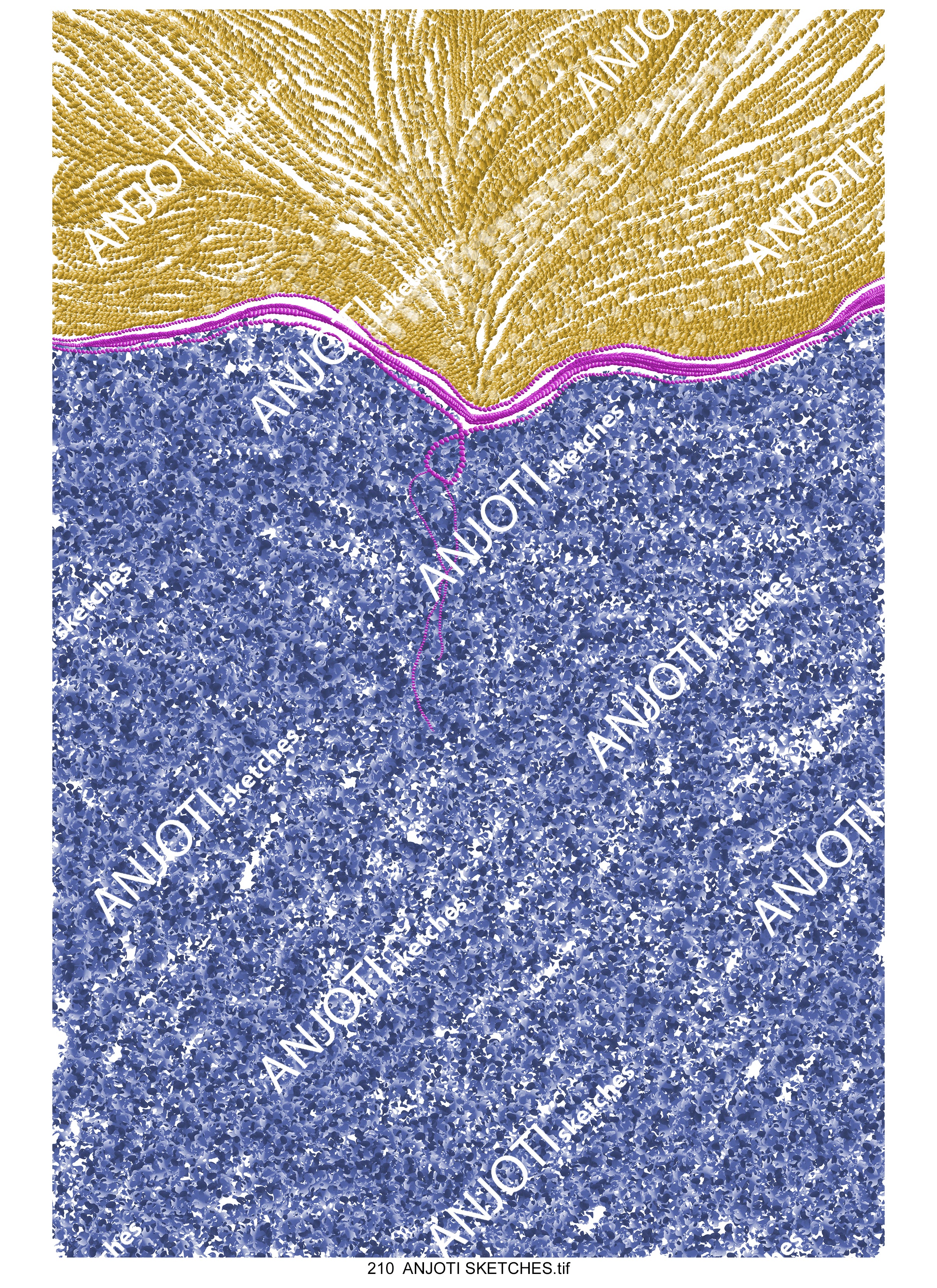 ANJOTI SKETCHES 210|Abstract Wall Art with Multicolor Texture Backgrounds to Revamp Your Home Decor