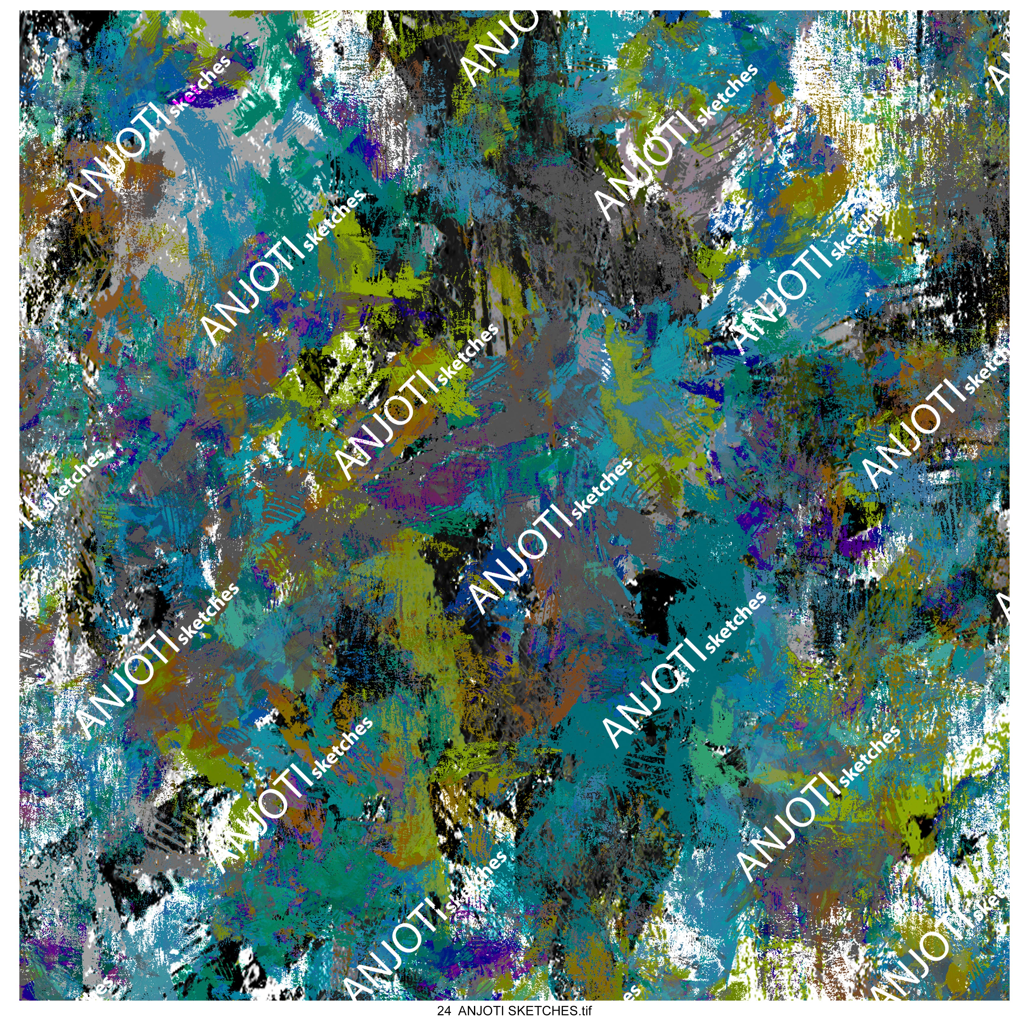 ANJOTI SKETCHES 24  Upgrade Your Walls with Multicolor Abstract Wall Art Texture Effect Backgrounds