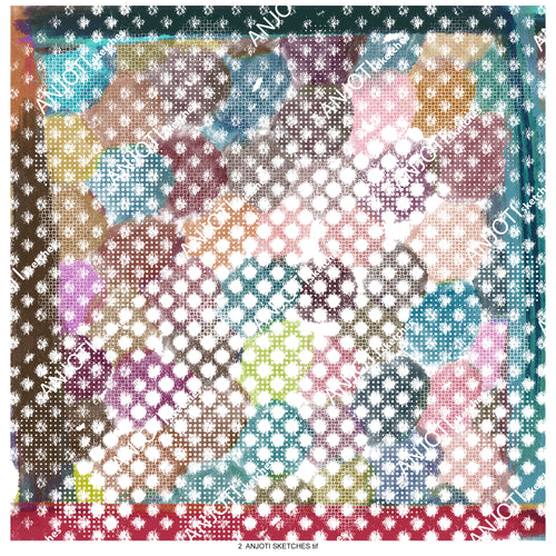 ANJOTI SKETCHES 02  NewOil Paint Sketch Abstract Wall effect shades brushes look surface pattern painted art motif print illustratio