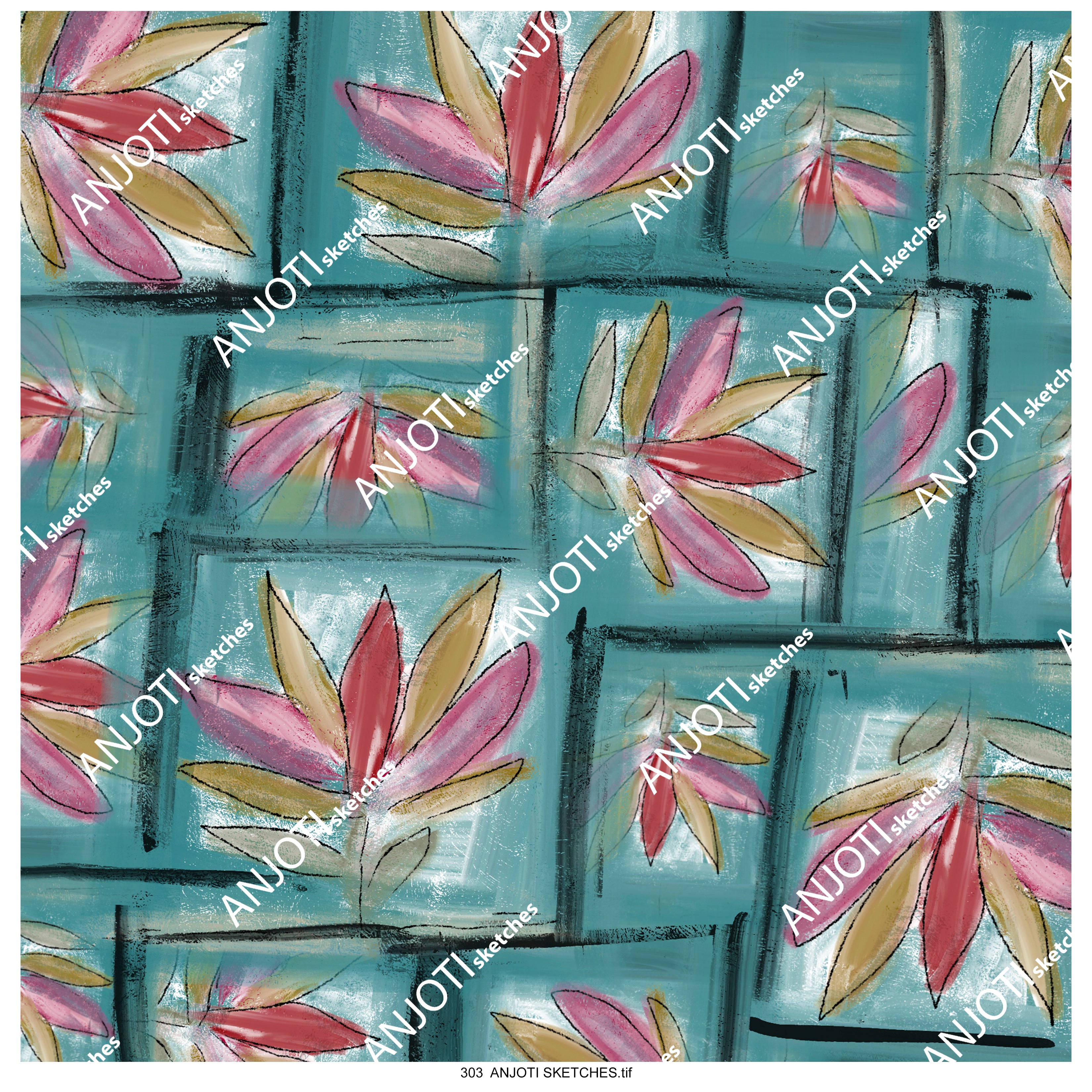 ANJOTI SKETCHES 303 Abstract loose water color Graphics modern stain acrylic paint Elements  Art Prints Pattern Wallpaper illustrations design for SUMMER fashion fancy ENGLISH  colors shades,