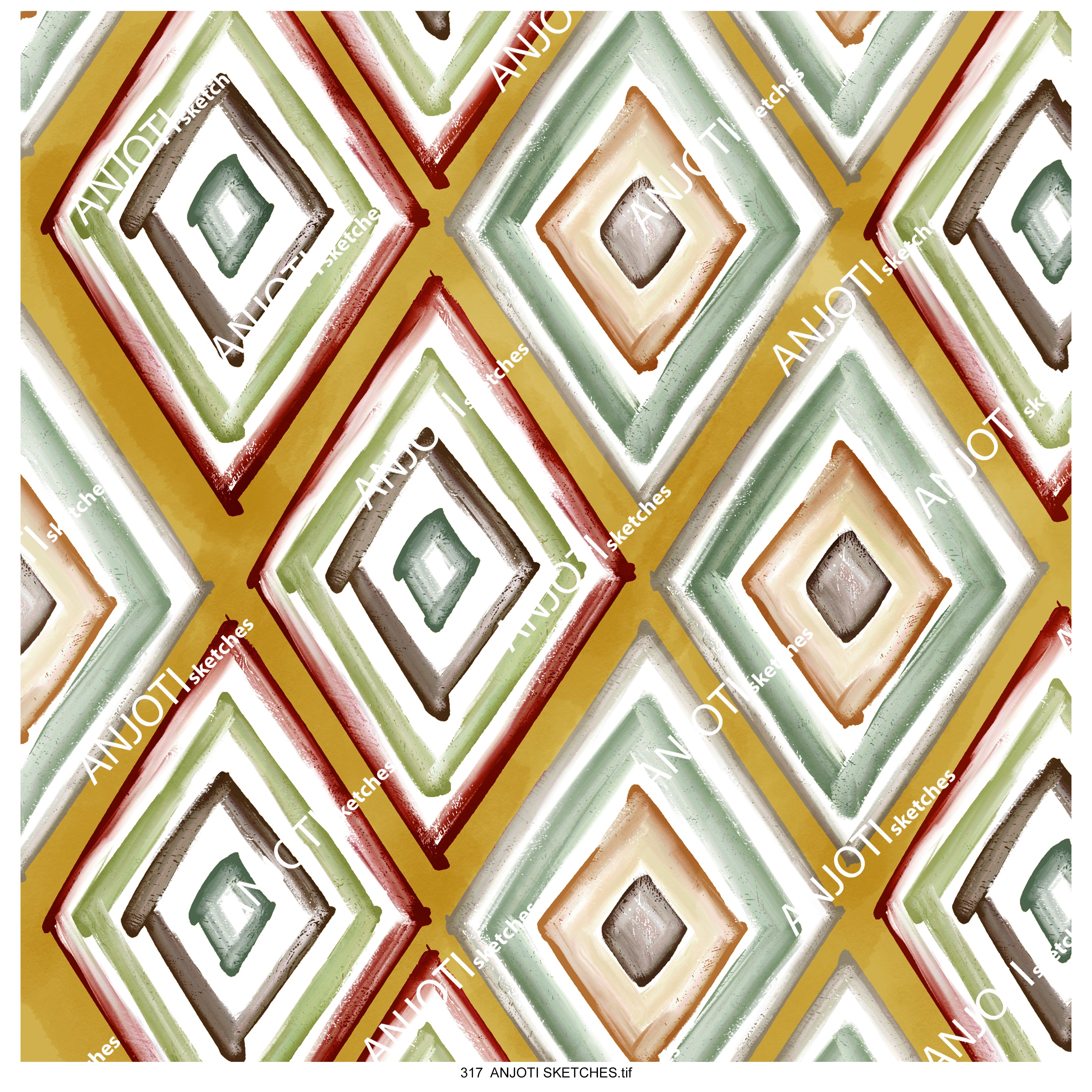 ANJOTI SKETCHES 317  Inspiring Multicolor Abstract Wall Art Ideas with Unique Texture Background Effects