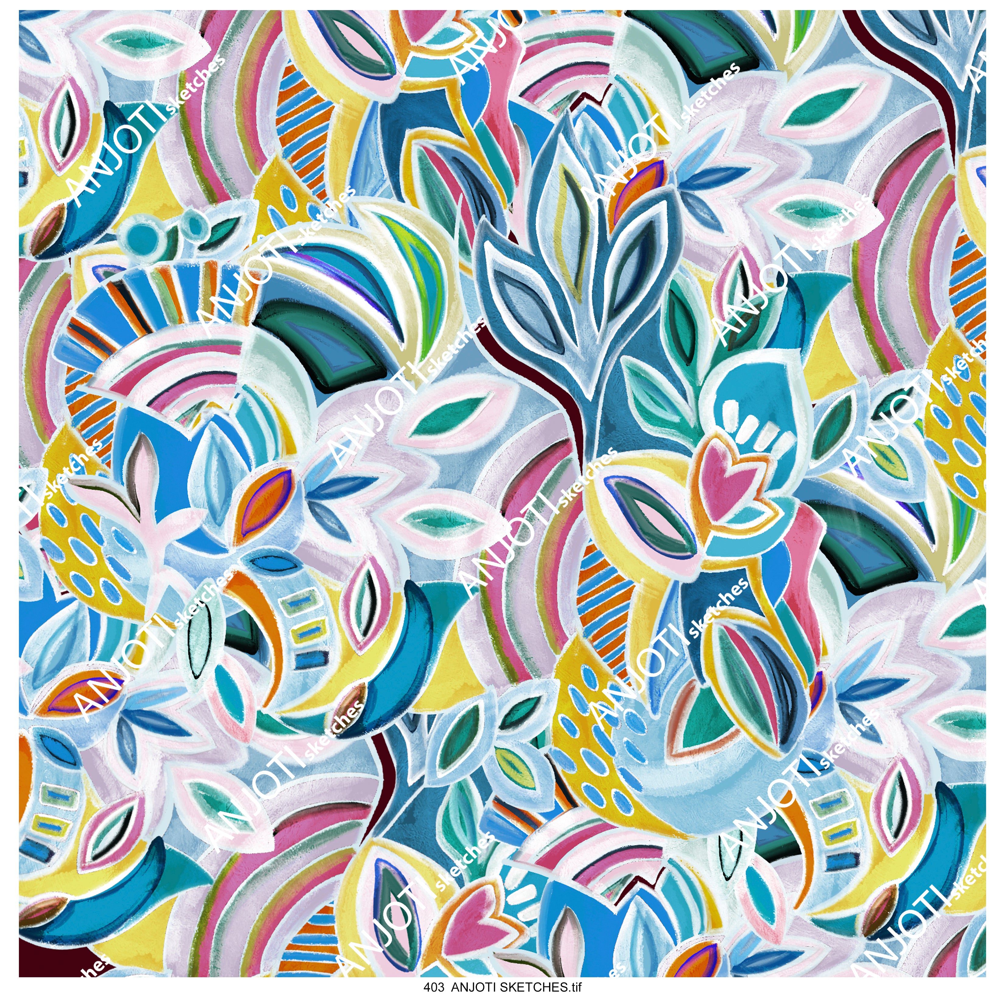 ANJOTI_SKETCHES_403_Abstract loose water color Graphics modern stain acrylic paint Elements  Art Prints Pattern Wallpaper illustrations design for SUMMER fashion fancy ENGLISH  colors shades,