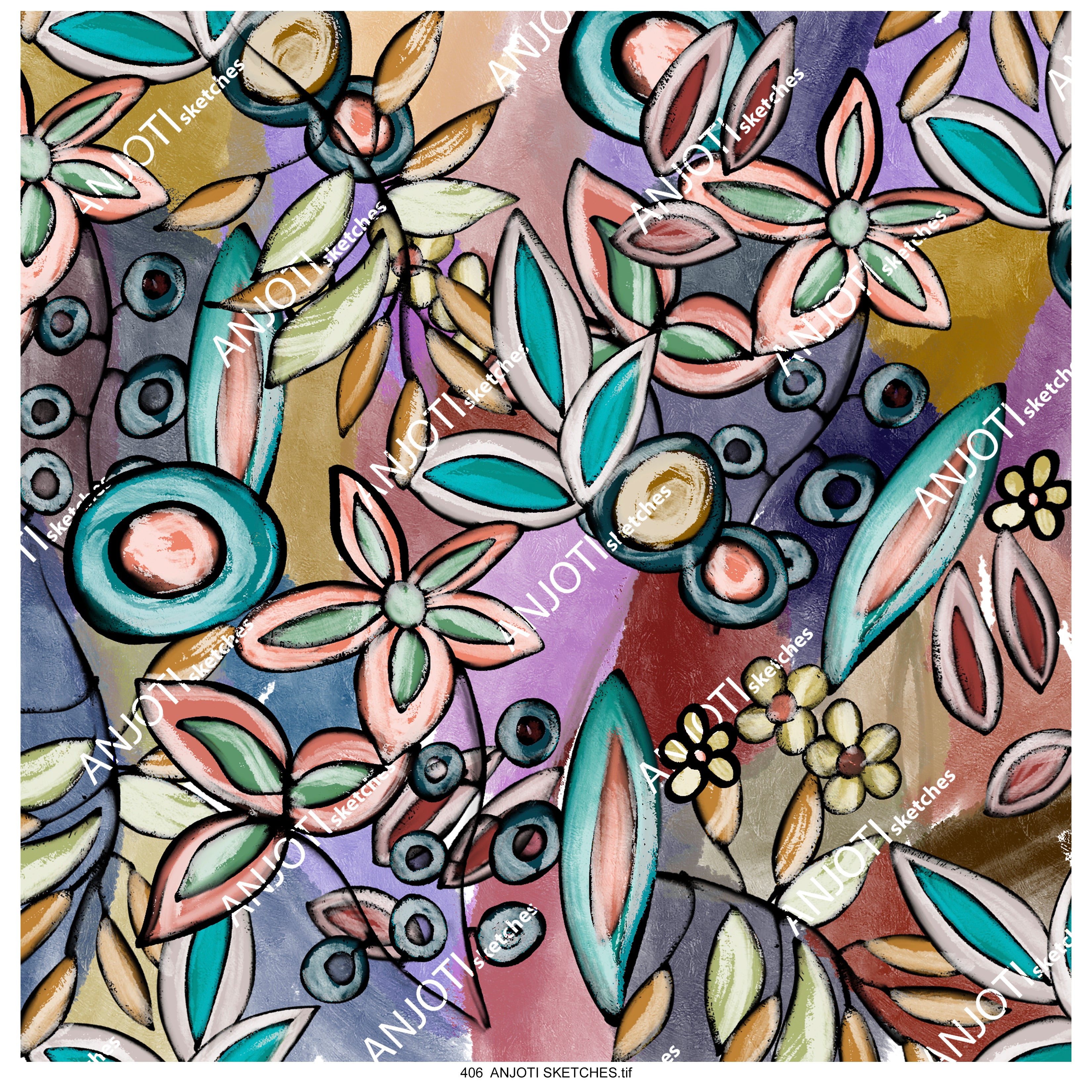 ANJOTI_SKETCHES_406_Artistic Multicolor Abstract Wall Art Ideas with Stunning Texture Effect Backgrounds