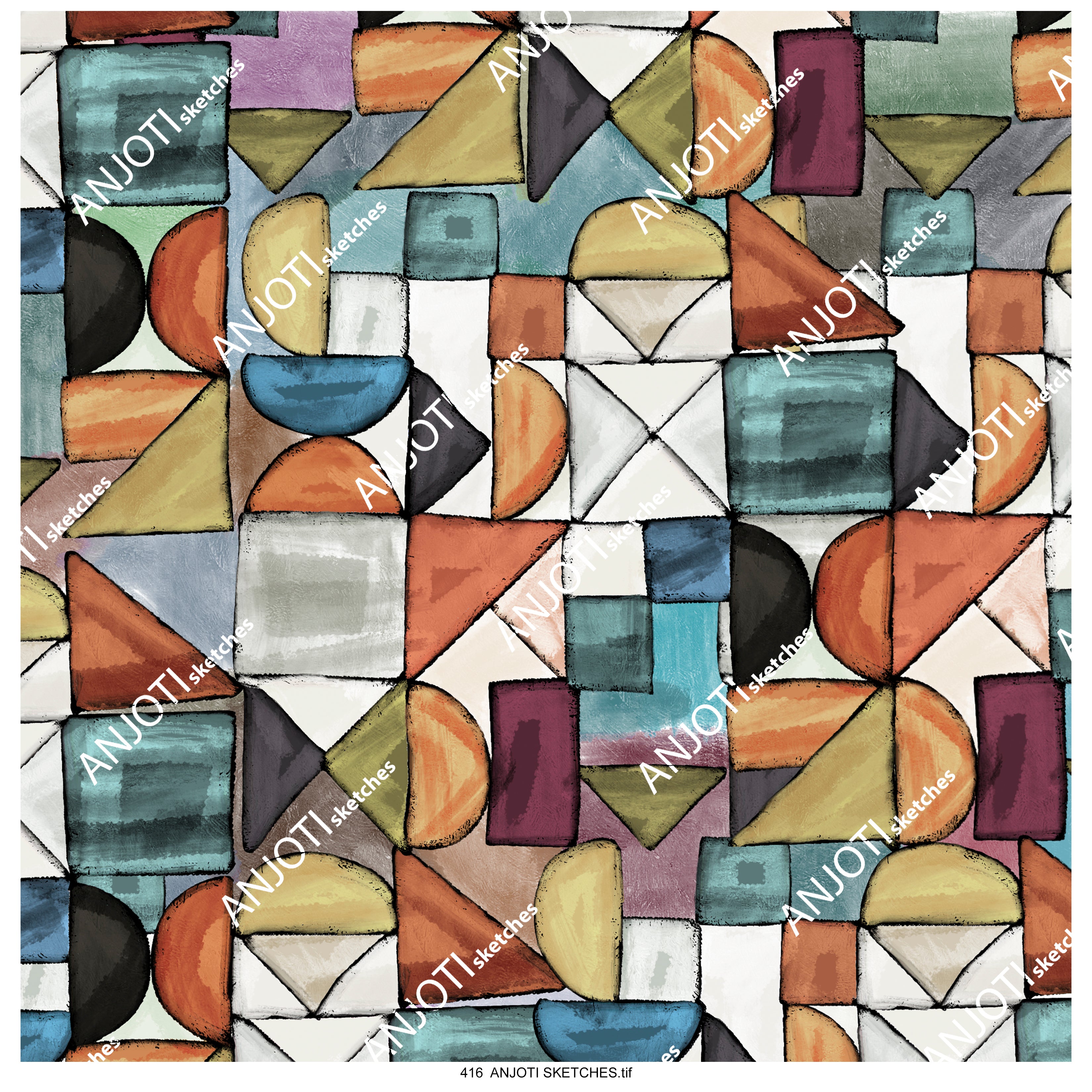 ANJOTI_SKETCHES_416_Multicolor Texture Effect Abstract Wall Art Ideas to Transform Any Space