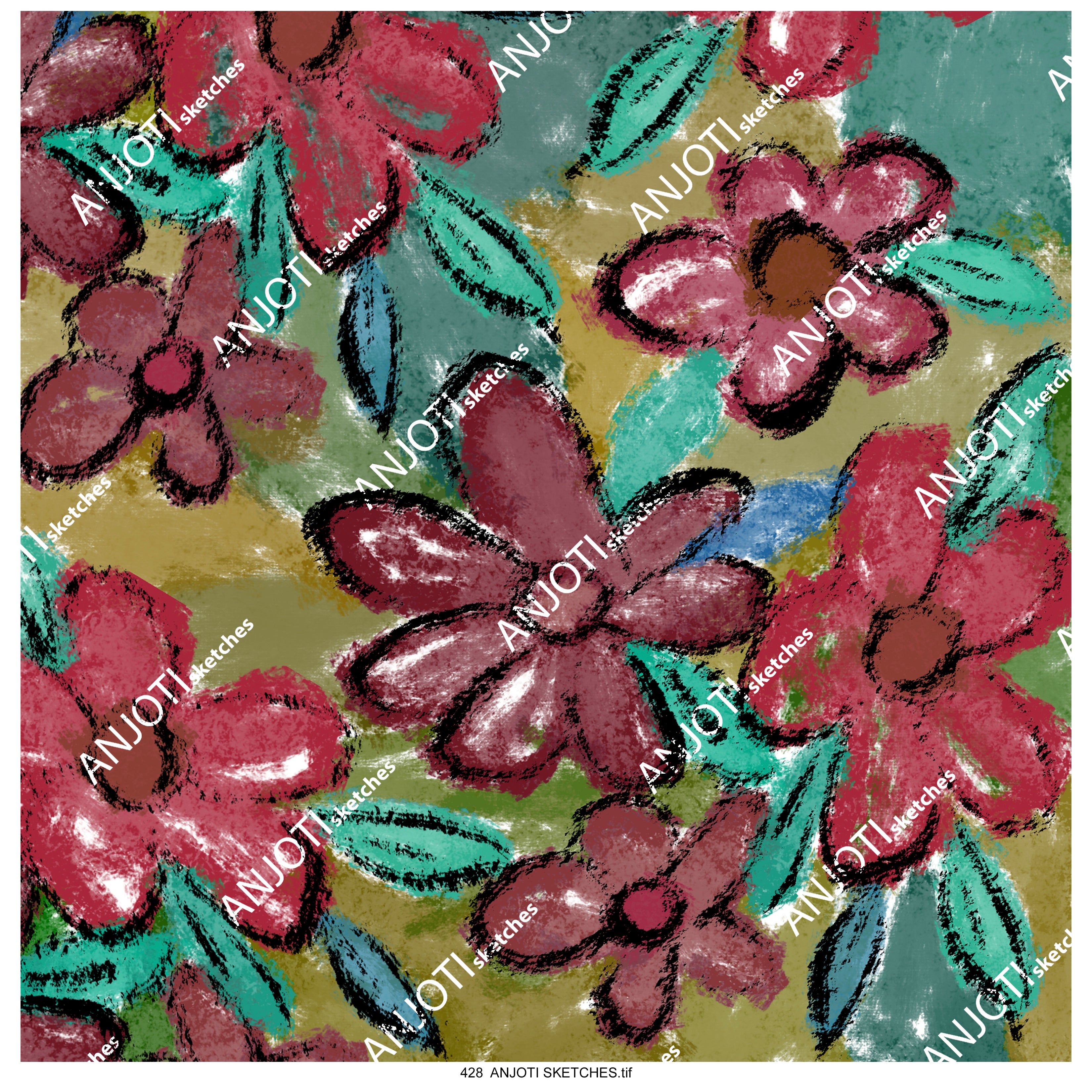 ANJOTI_SKETCHES_428_Multicolor Abstract Wall Art Ideas with Stunning Texture Effect Backgrounds