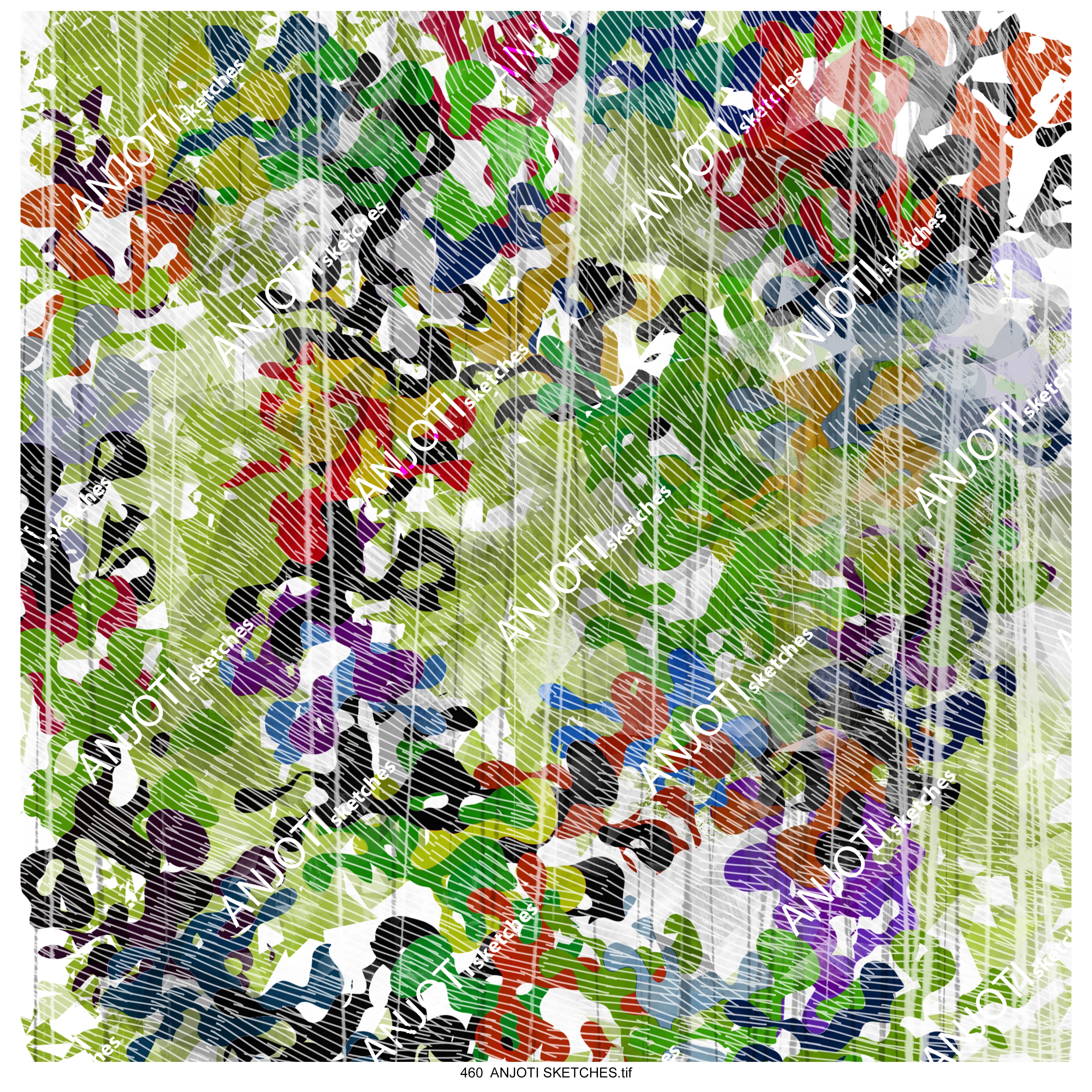 ANJOTI_SKETCHES_460_Elevate Your Decor with Floral Geometric Abstract Wall Art and Texture Backgrounds