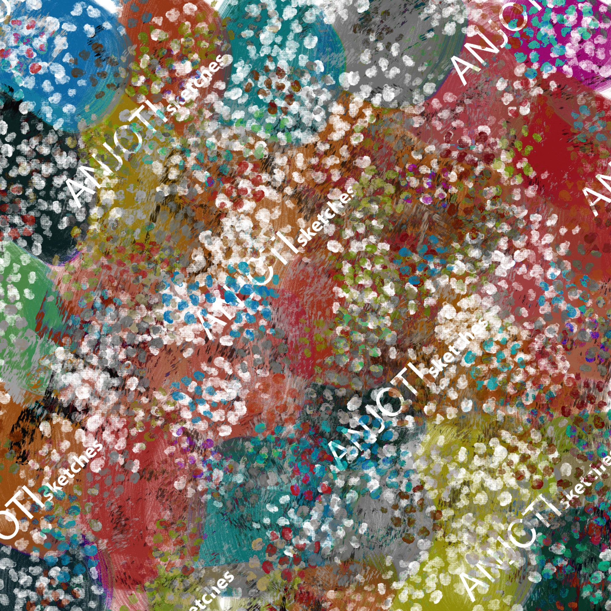 ANJOTI_SKETCHES_508_ Brighten Your Home with Abstract Wall Art in Bold Multicolor Texture Background Effects