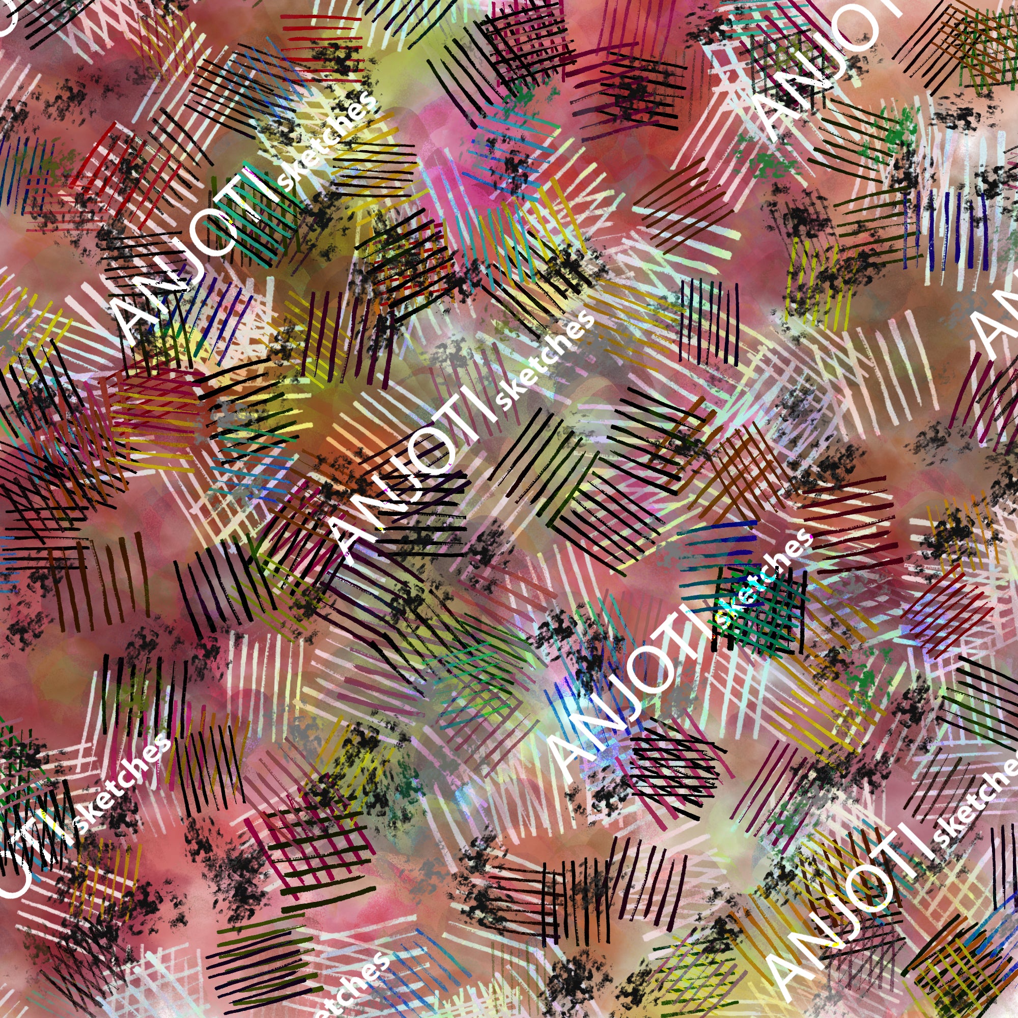 ANJOTI_SKETCHES_518_Multicolor Texture Effect Backgrounds for Beautiful Abstract Wall Art at Home
