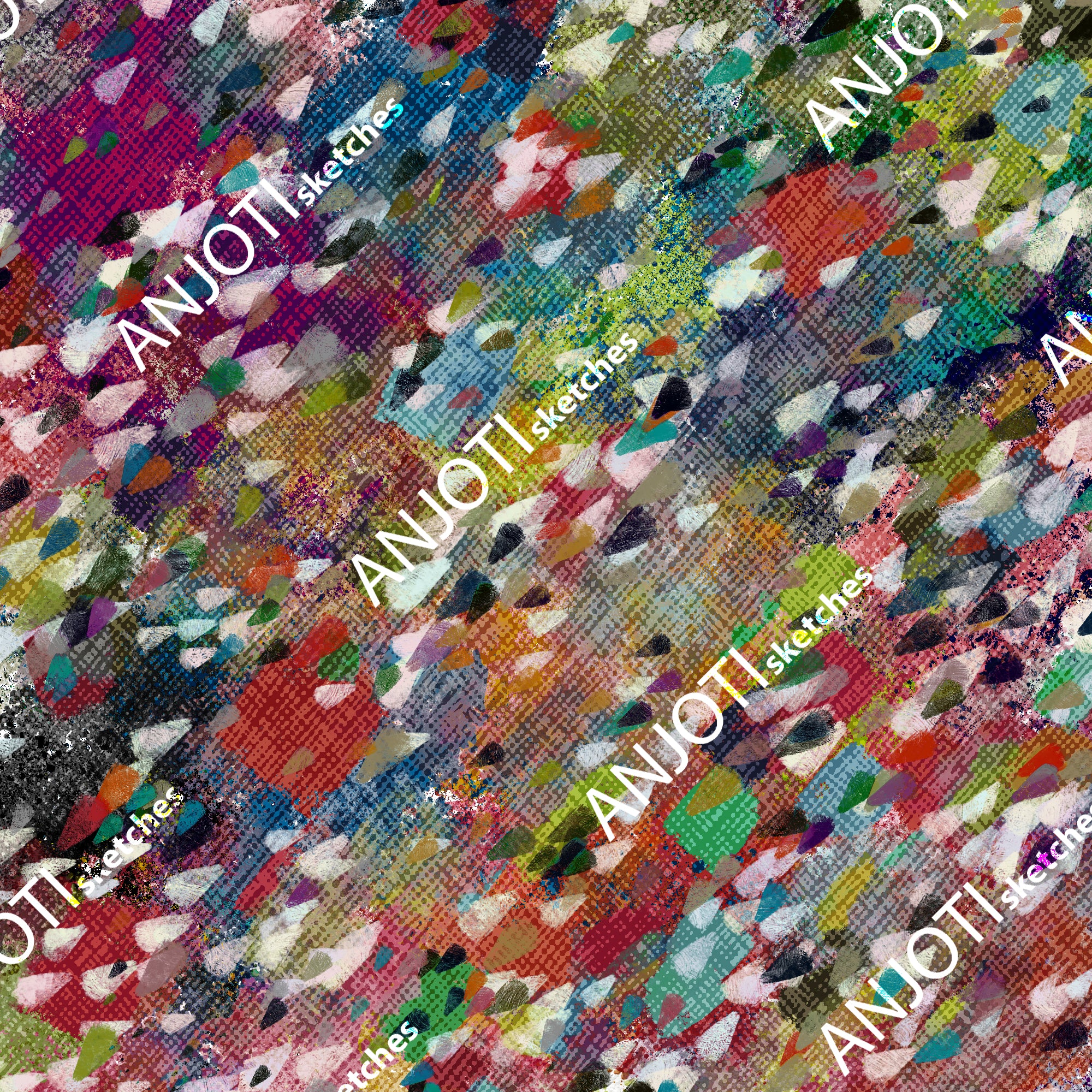 ANJOTI_SKETCHES_526_Abstract Wall Art with Texture Effect Backgrounds in Vibrant Multicolor Designs