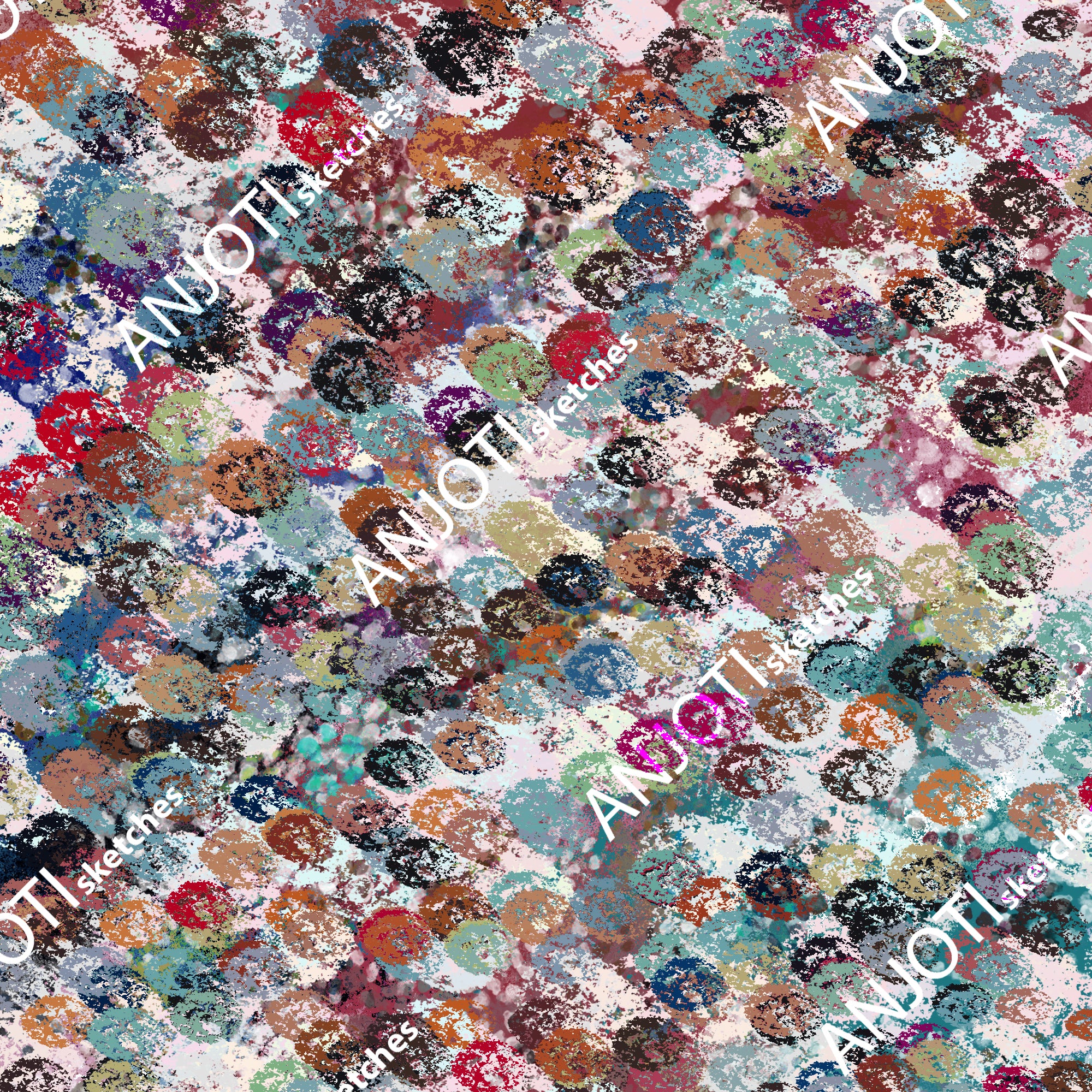 ANJOTI_SKETCHES_533_Unique Multicolor Texture Effect Backgrounds in Artistic Abstract Wall Art