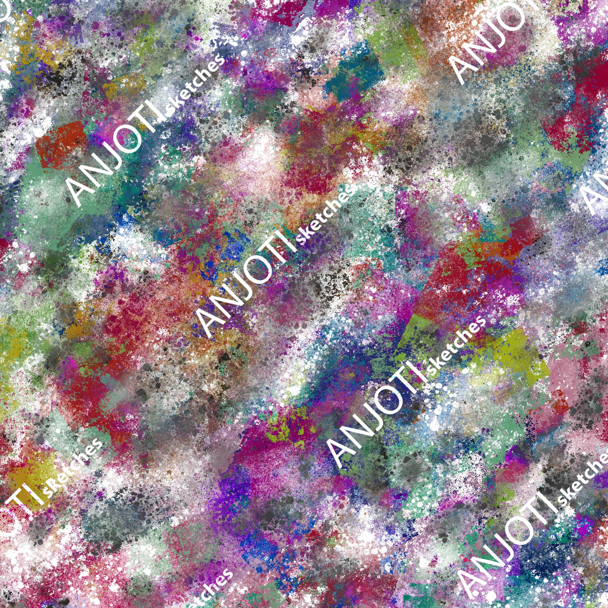 ANJOTI_SKETCHES_537_Bright Multicolor Texture Backgrounds in Beautiful Abstract Wall Art for Home