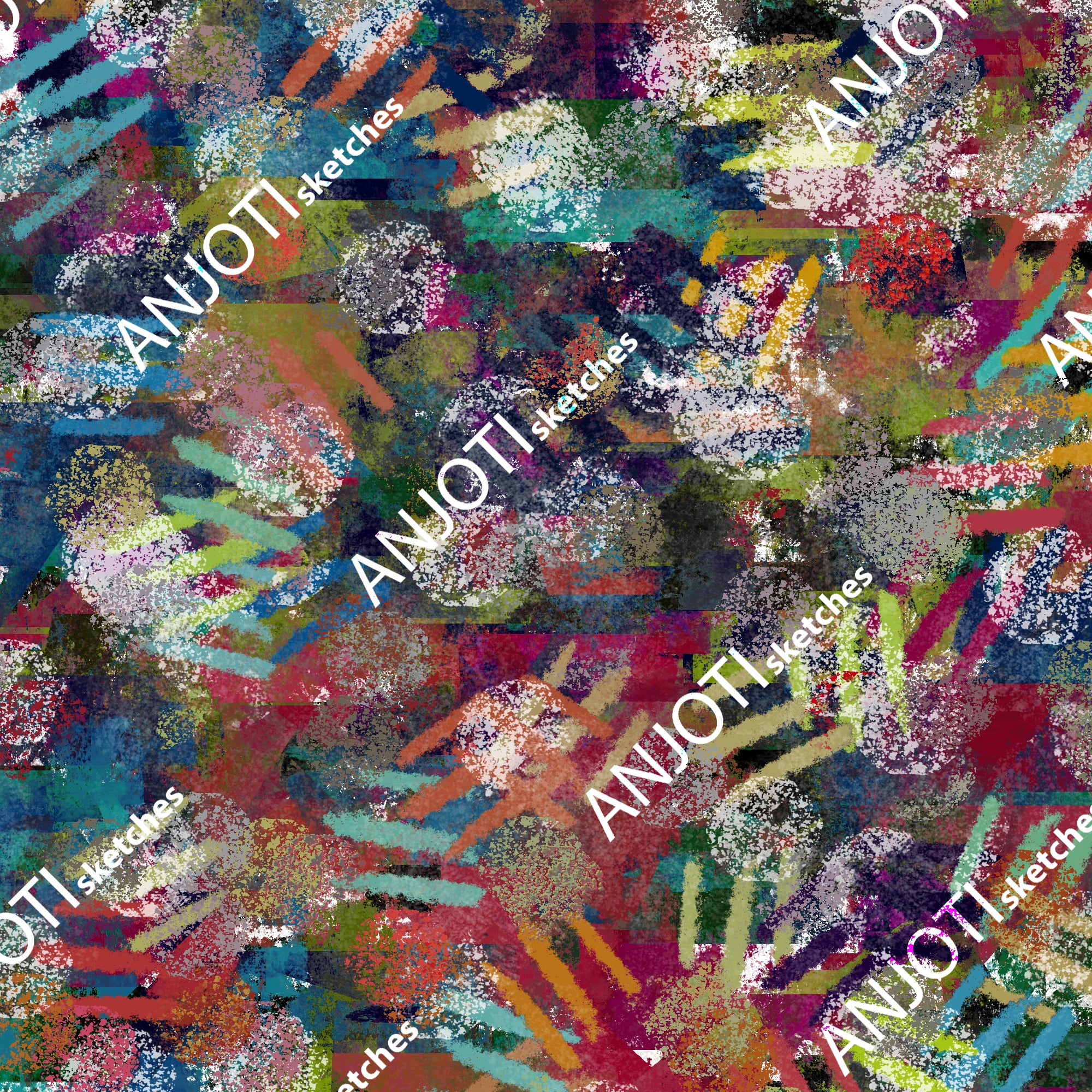 ANJOTI_SKETCHES_540_Vibrant Abstract Wall Art with Multicolor Texture Effect Backgrounds for Interiors
