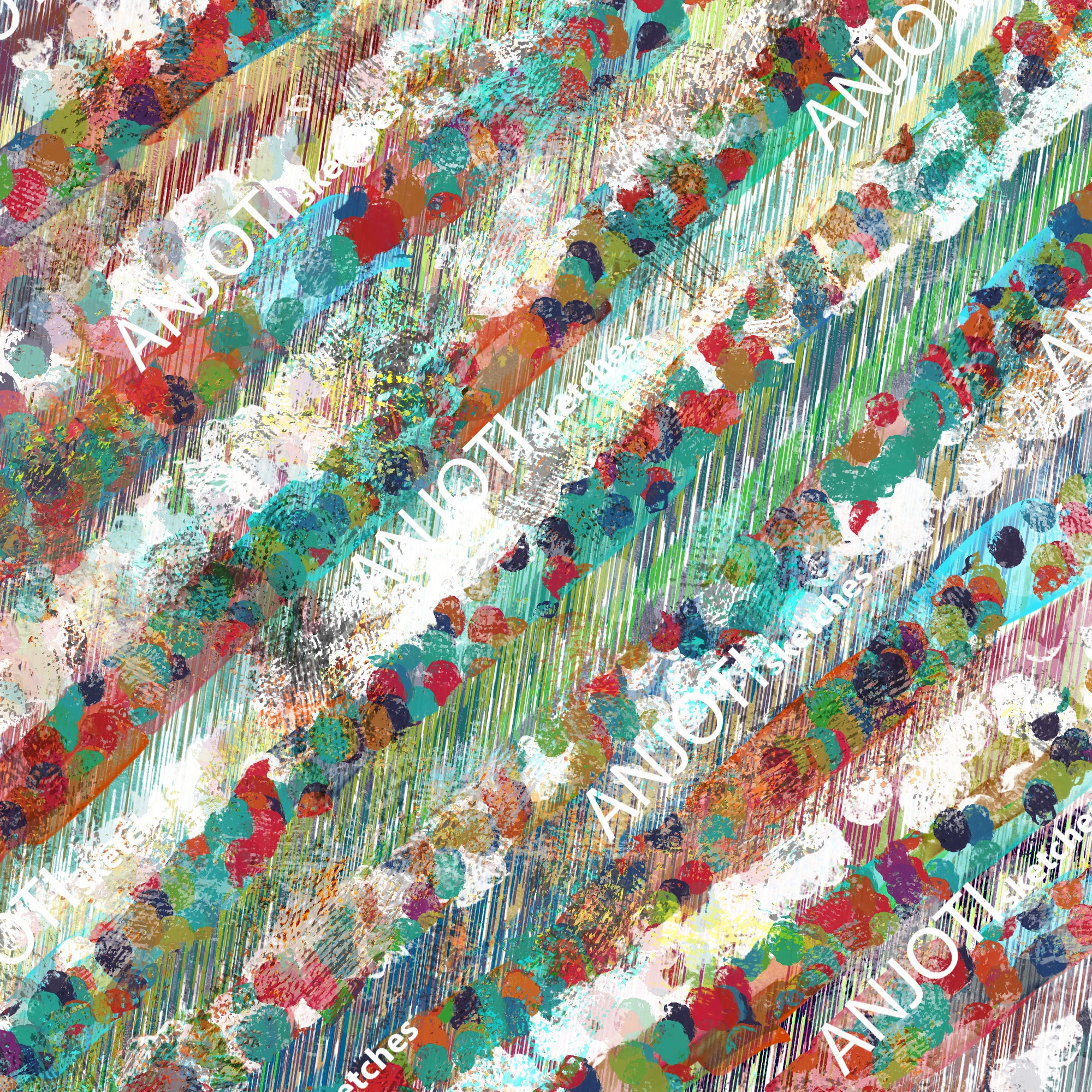ANJOTI_SKETCHES_541_Multicolor Texture Effect Backgrounds in Unique Abstract Wall Art for Home