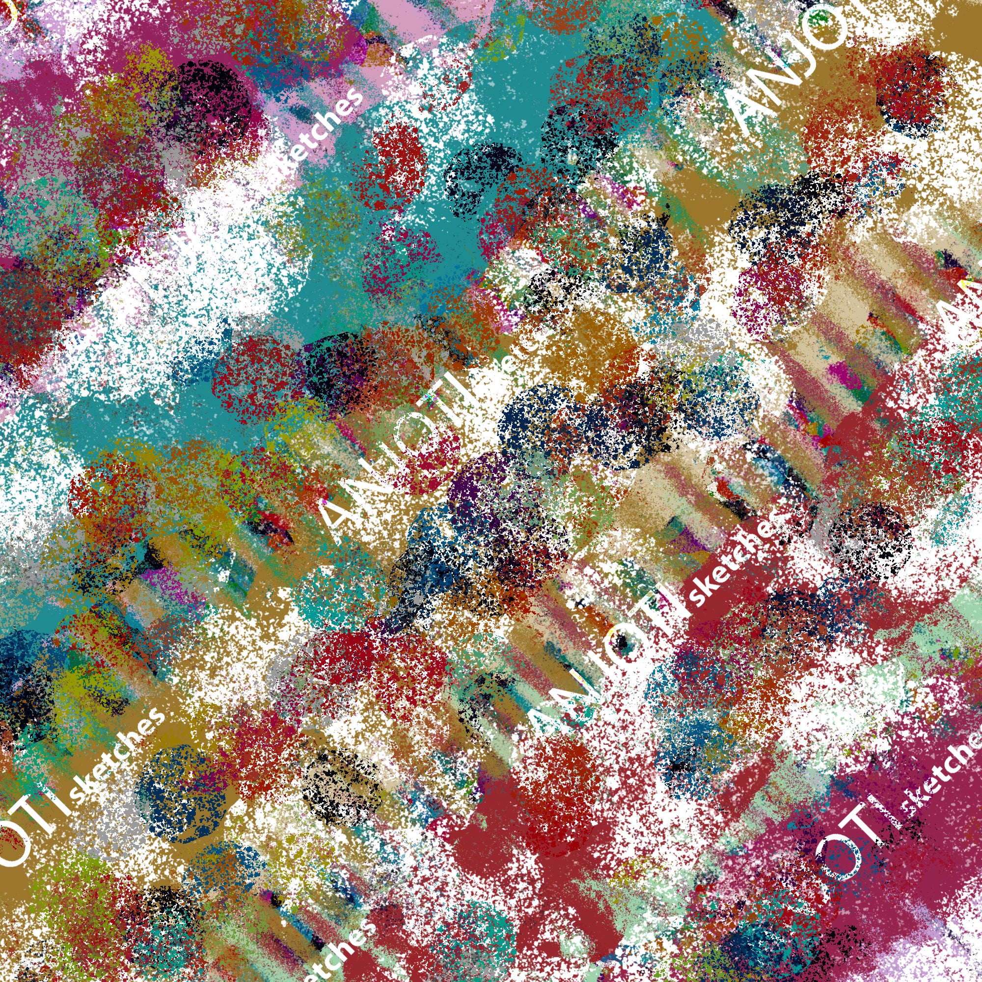 ANJOTI_SKETCHES_547_Abstract Wall Art in Multicolor Texture Backgrounds for Stylish Home Decor