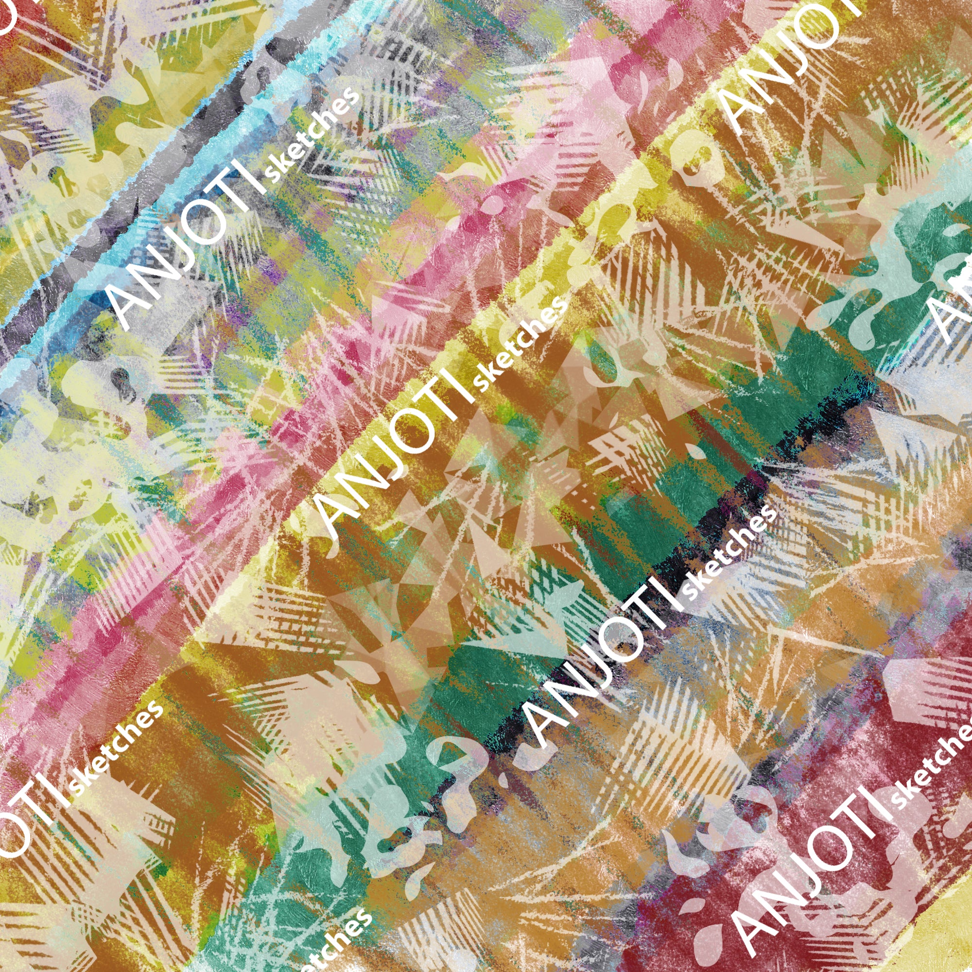 ANJOTI_SKETCHES_548_Multicolor Texture Effect Abstract Wall Art Ideas for Every Room Decor