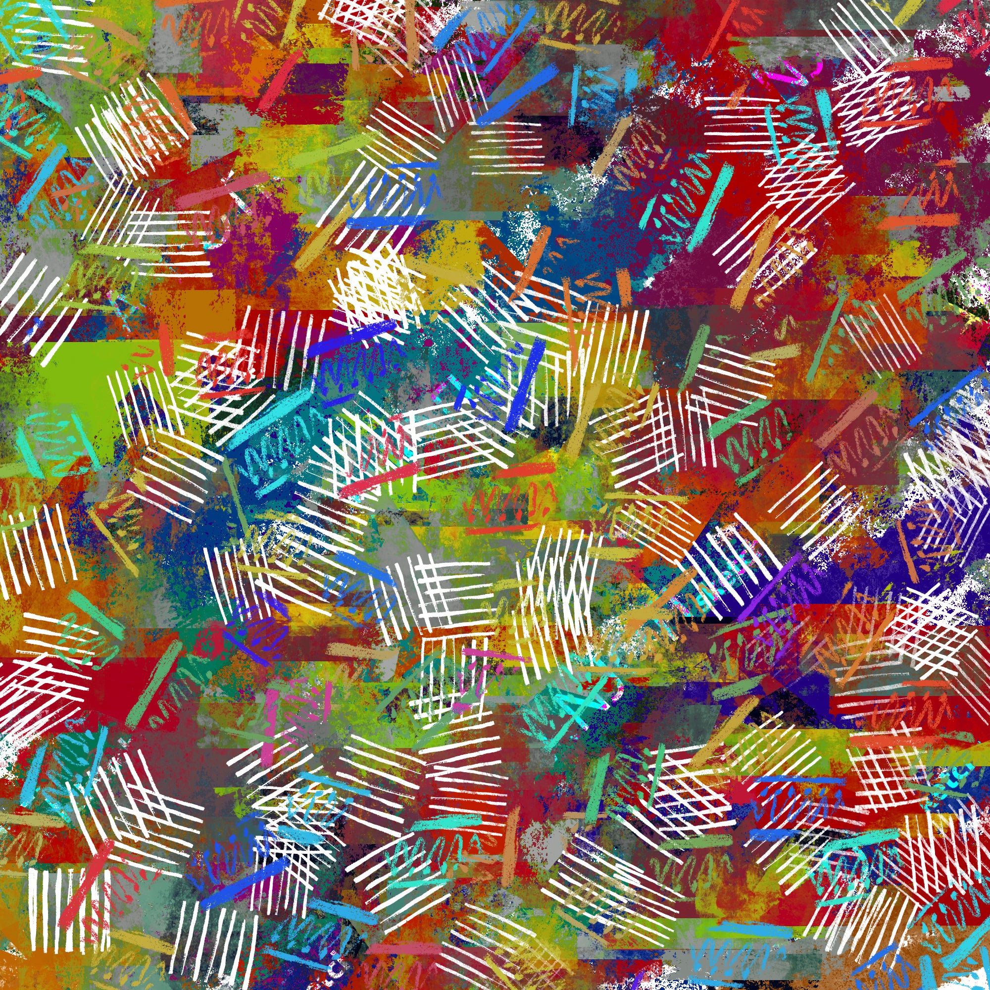 ANJOTI_SKETCHES_563_Modern Abstract Wall Art with Floral and Geometric Multicolor Texture Backgrounds