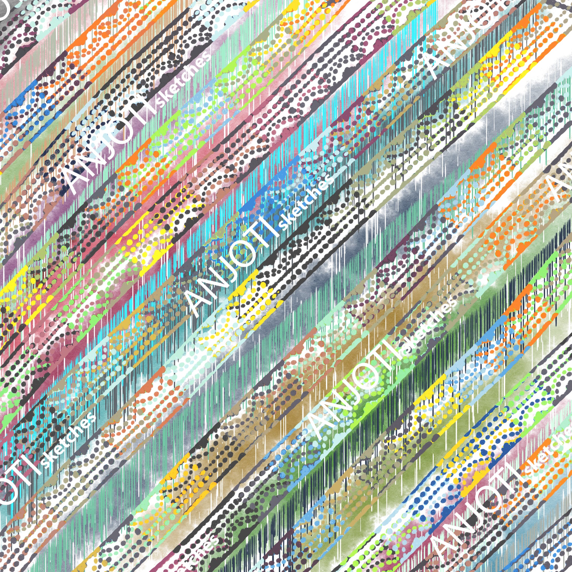 ANJOTI_SKETCHES_572_Inspiring Floral Geometric Abstract Wall Art Ideas with Multicolor Backgrounds