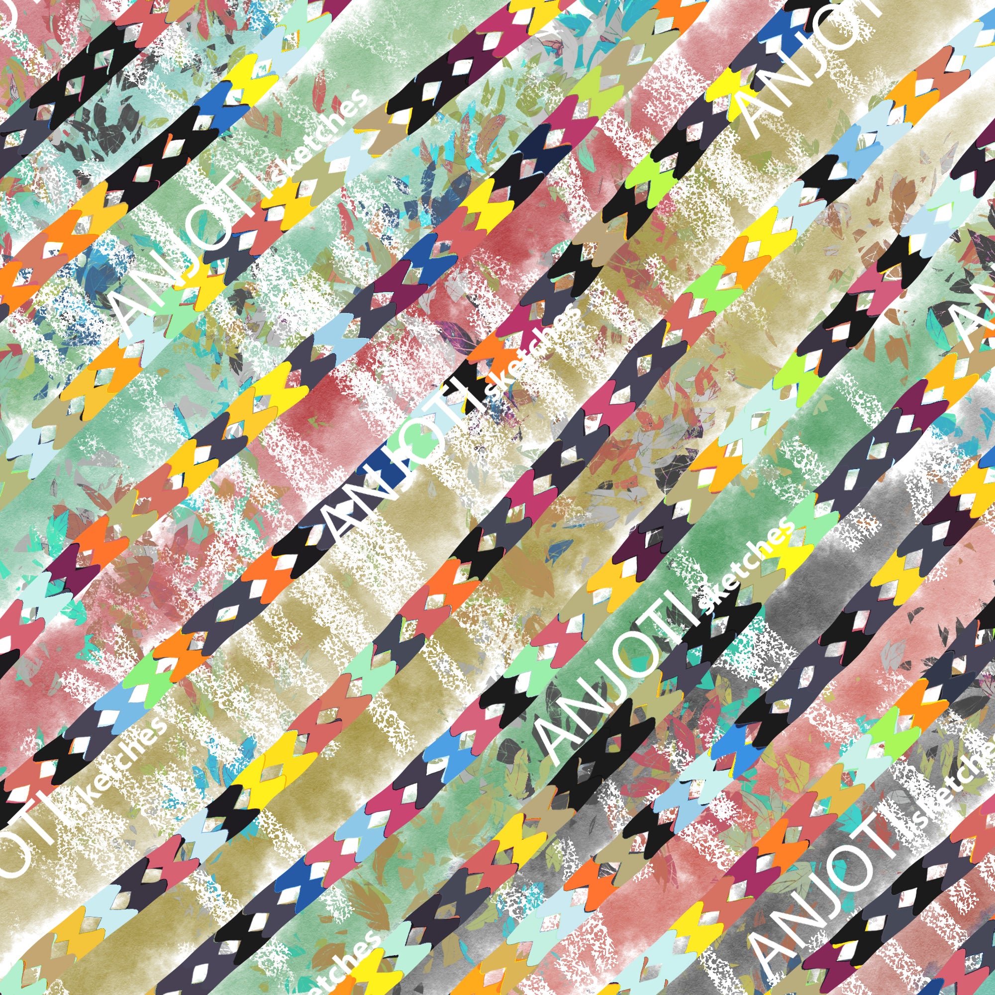 ANJOTI_SKETCHES_584_Multicolor Texture Backgrounds for Stunning Floral and Geometric Wall Art
