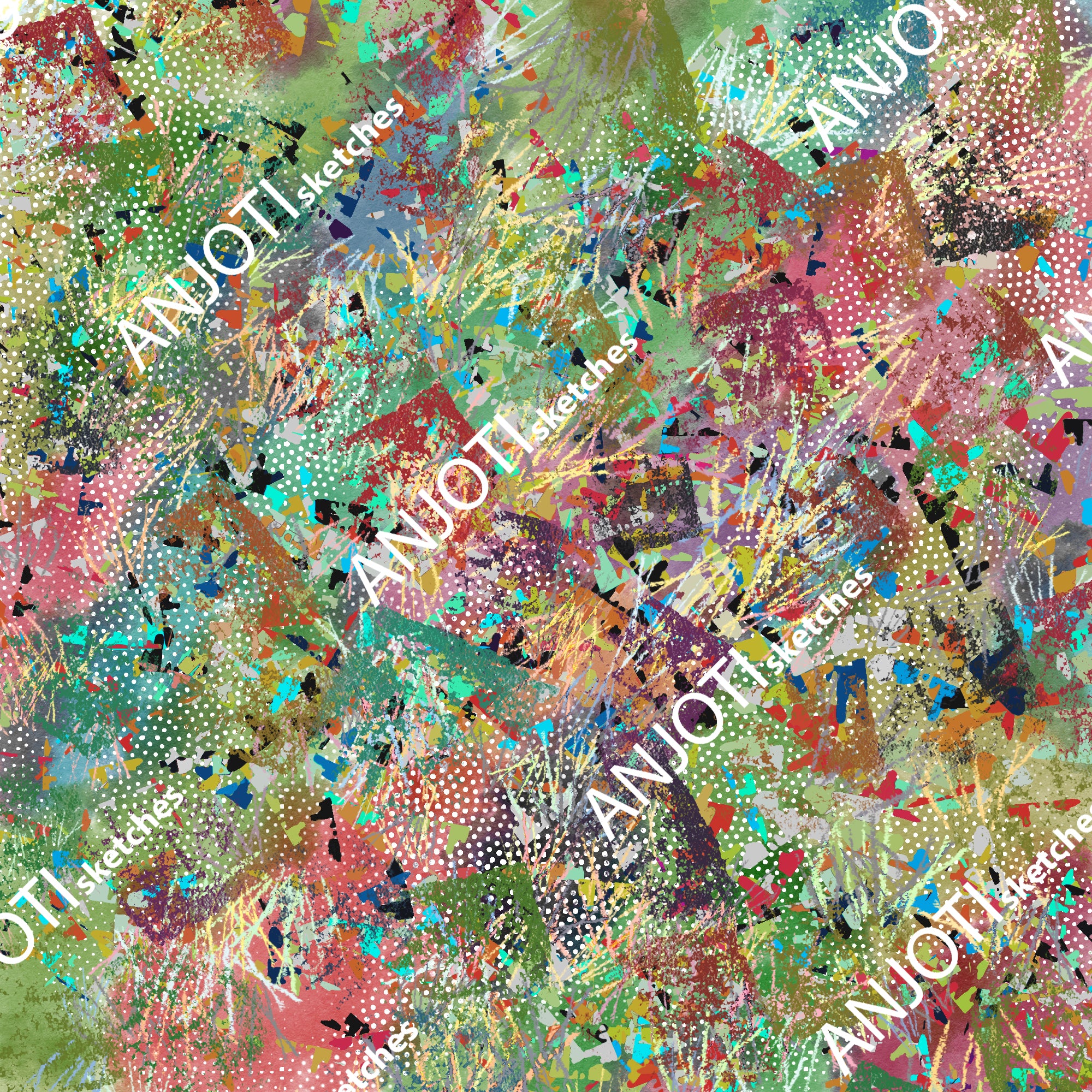 ANJOTI_SKETCHES_609_Elevate Your Decor with Abstract Wall Art and Texture Effect Multicolor Backgrounds