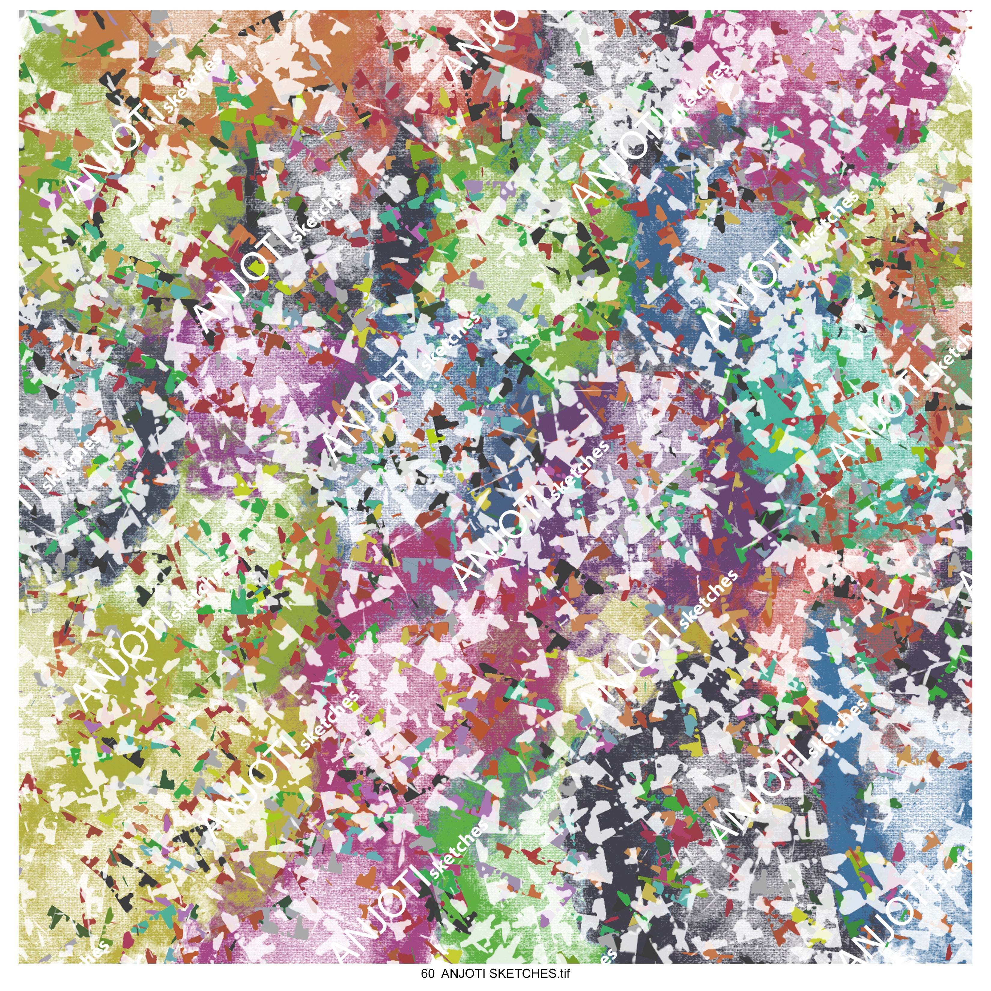 ANJOTI SKETCHES 60_Elevate Your Decor with Floral Geometric Abstract Wall Art and Texture Backgrounds