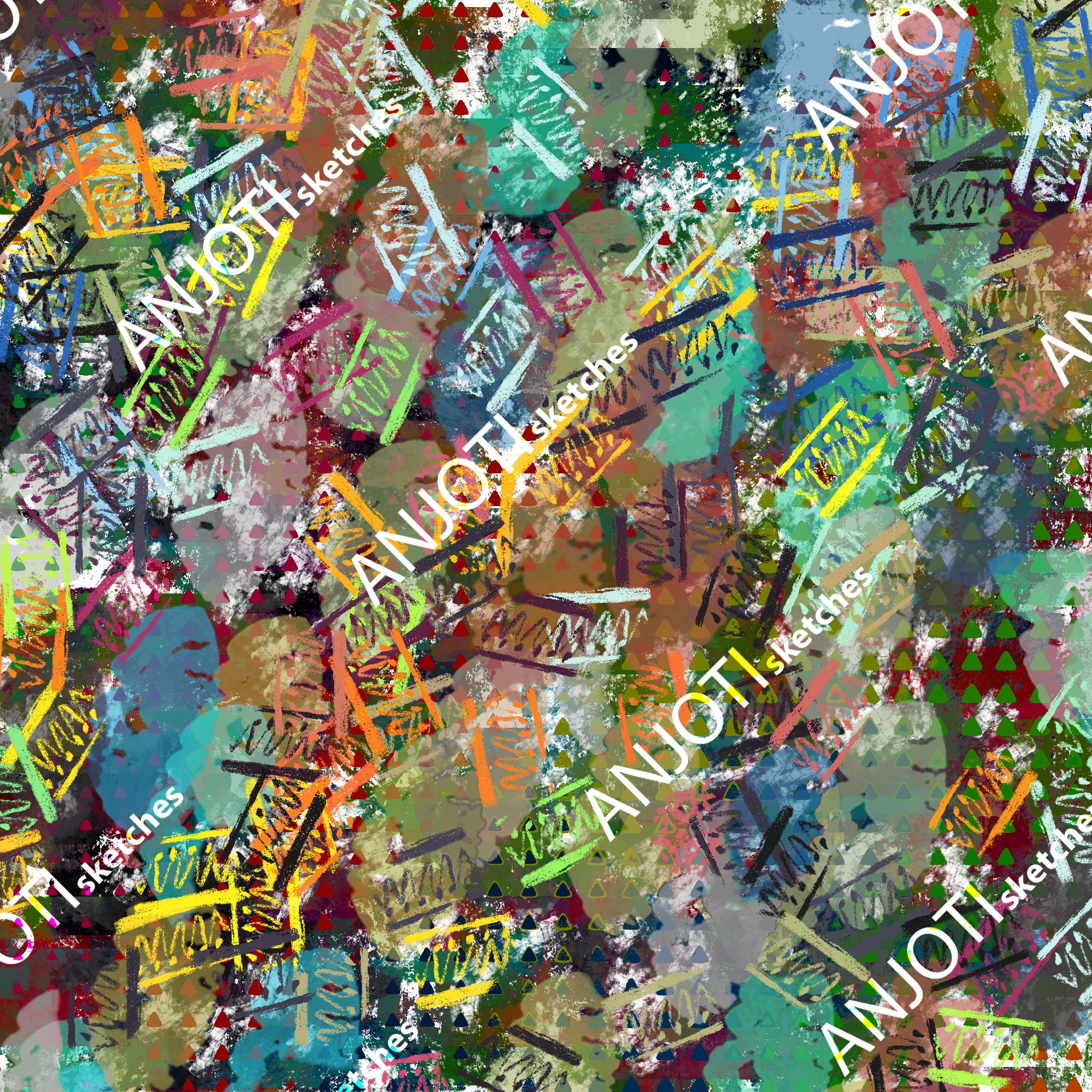 ANJOTI_SKETCHES_610_Abstract Wall Art with Multicolor Texture Backgrounds to Revamp Your Home Decor