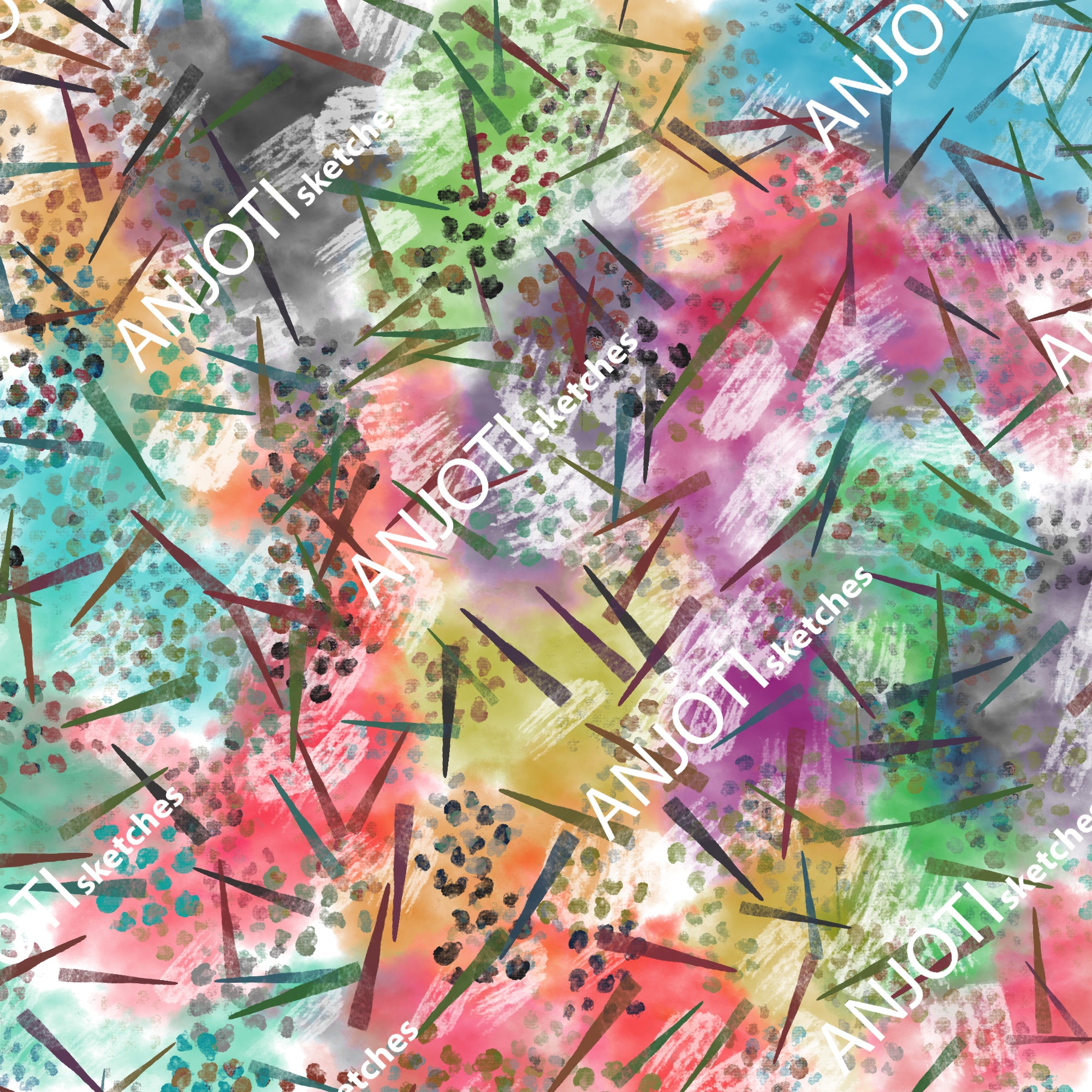ANJOTI_SKETCHES_623_ Multicolor Abstract Wall Art and Texture Backgrounds to Brighten Your Space