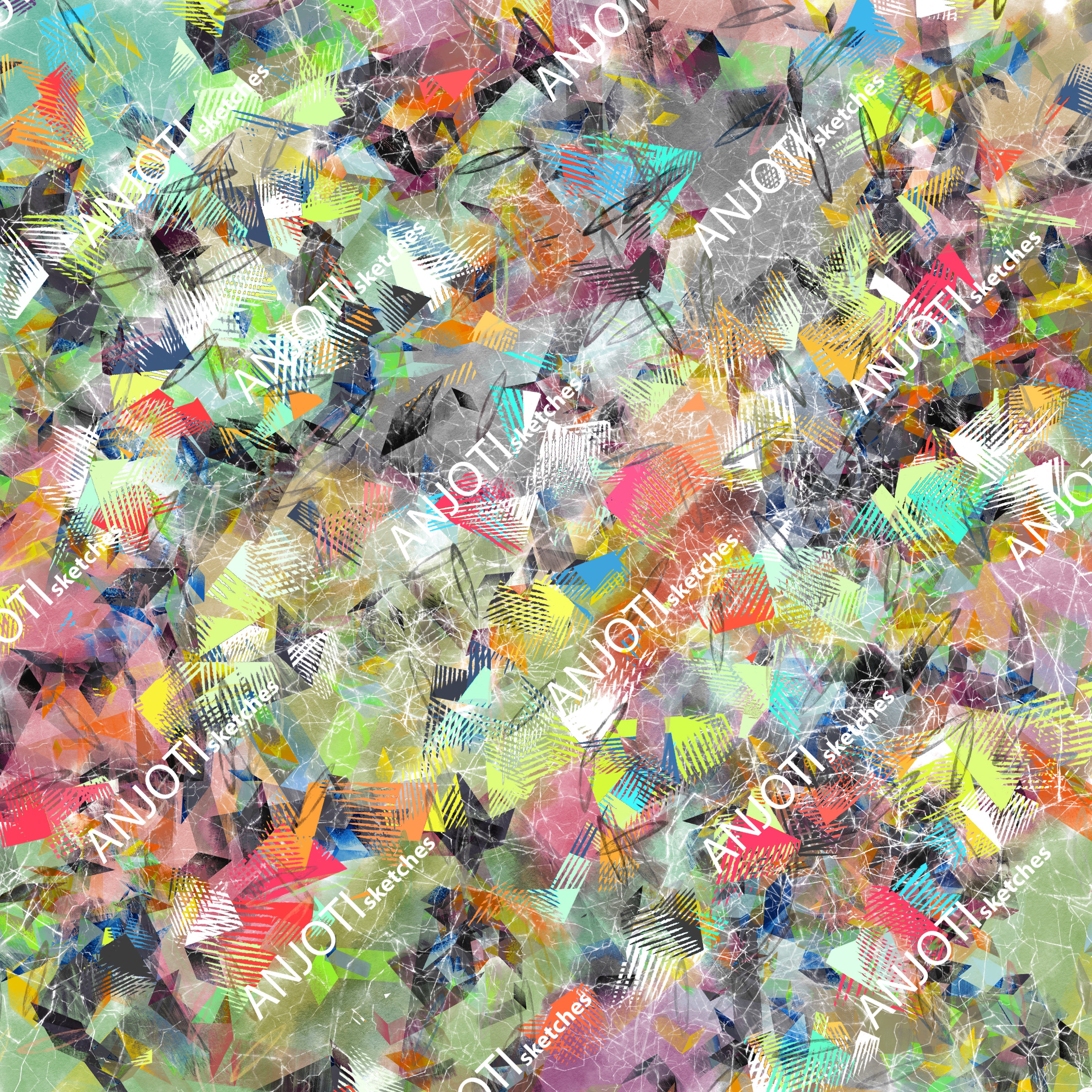 ANJOTI_SKETCHES_637_Bright Multicolor Texture Backgrounds in Beautiful Abstract Wall Art for Home