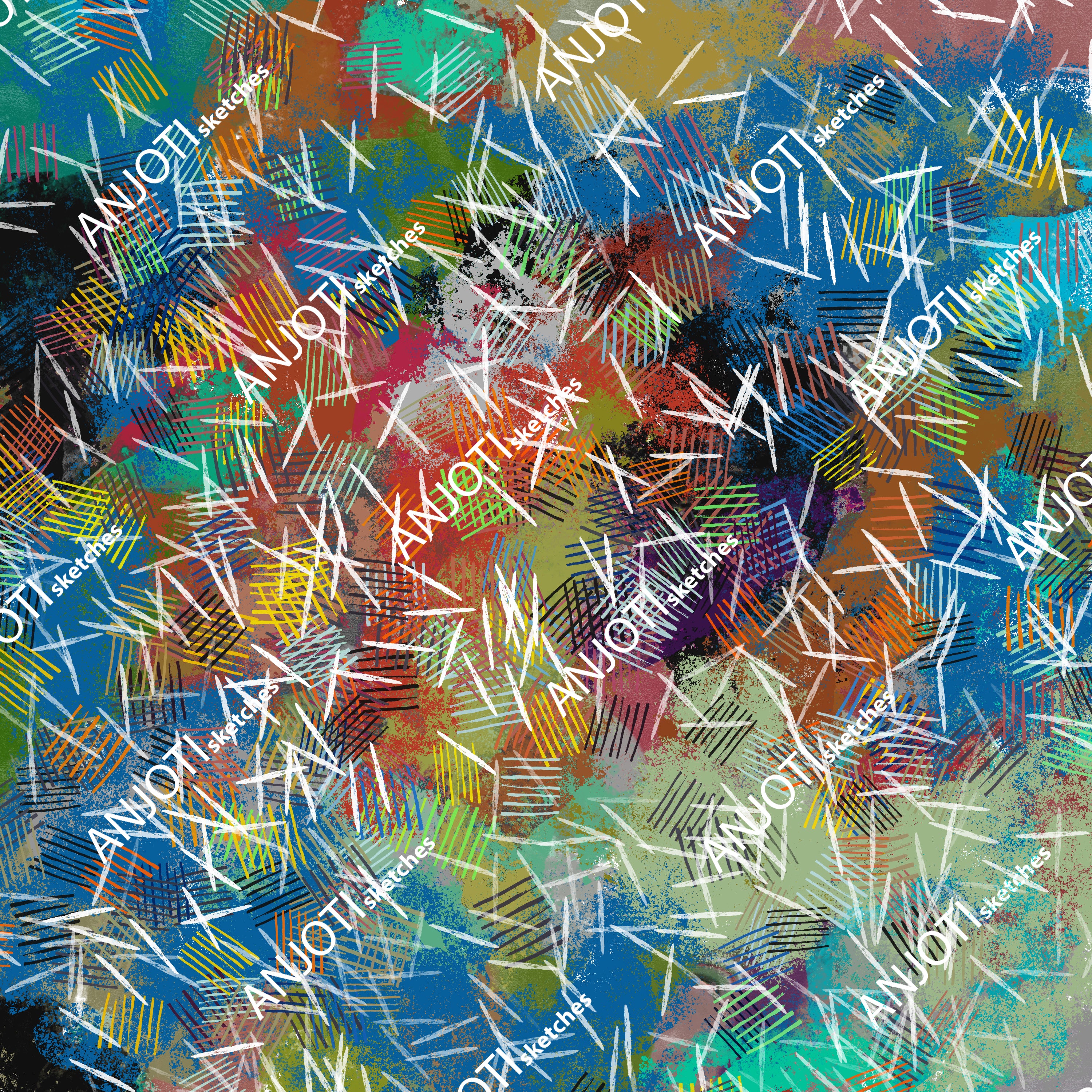 ANJOTI_SKETCHES_639_Add Multicolor Texture Backgrounds to Abstract Wall Art for a Bold Statement