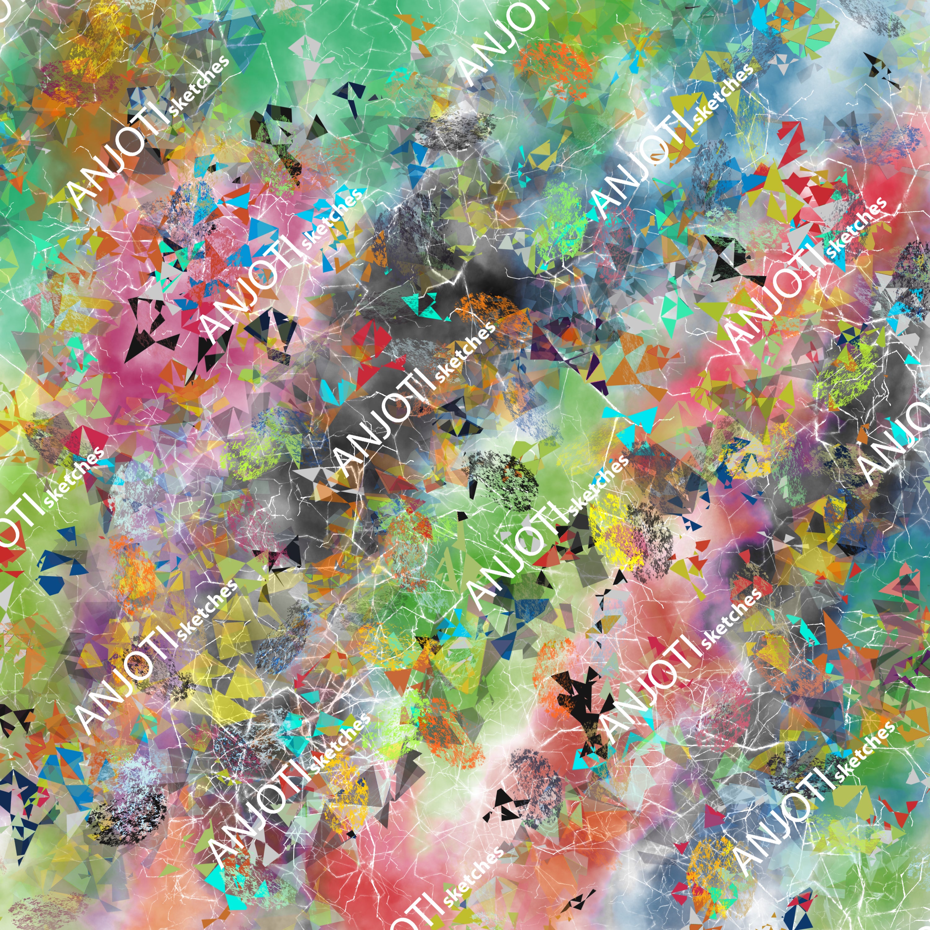 ANJOTI_SKETCHES_641_Multicolor Texture Effect Backgrounds in Unique Abstract Wall Art for Home