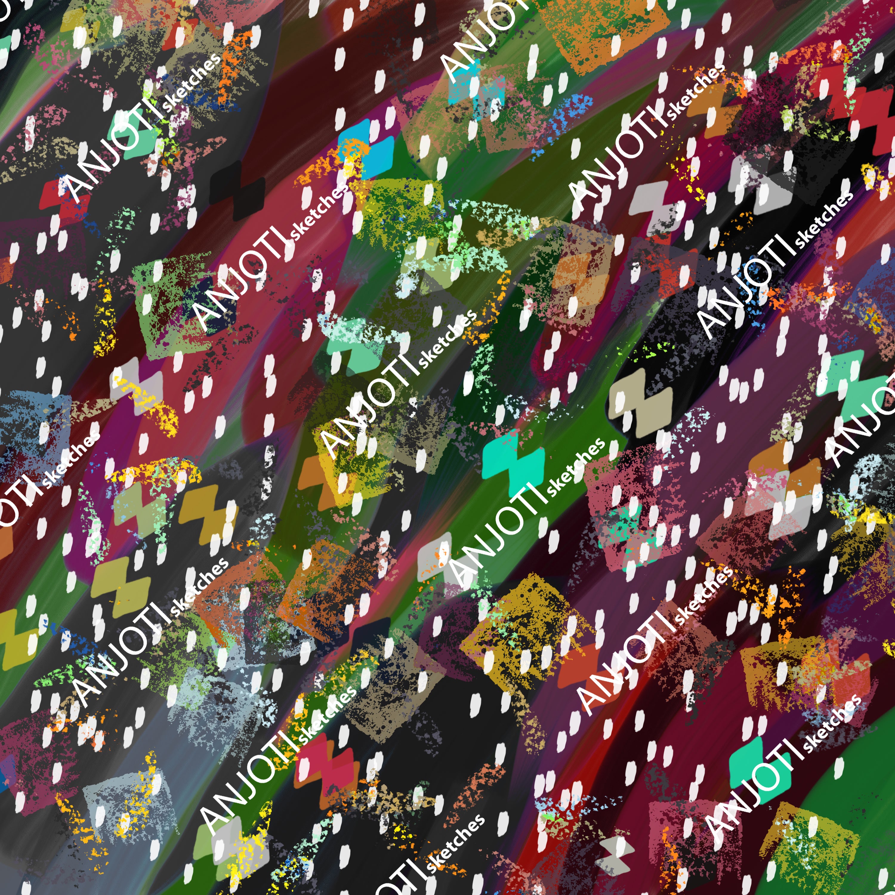 ANJOTI_SKETCHES_648_Multicolor Texture Effect Abstract Wall Art Ideas for Every Room Decor