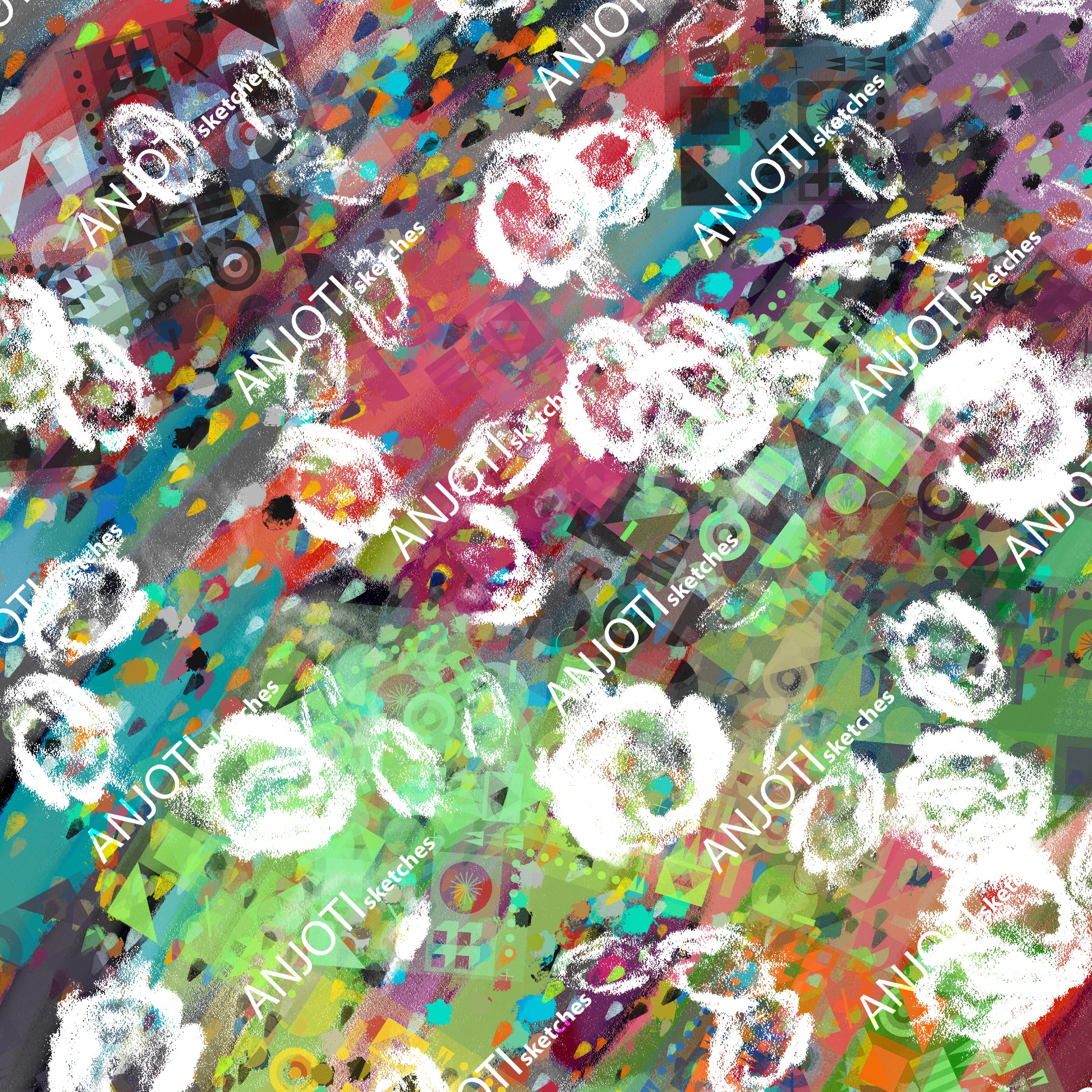 ANJOTI_SKETCHES_653_Brighten Your Walls with Floral and Geometric Abstract Wall Art in Multicolor Textures