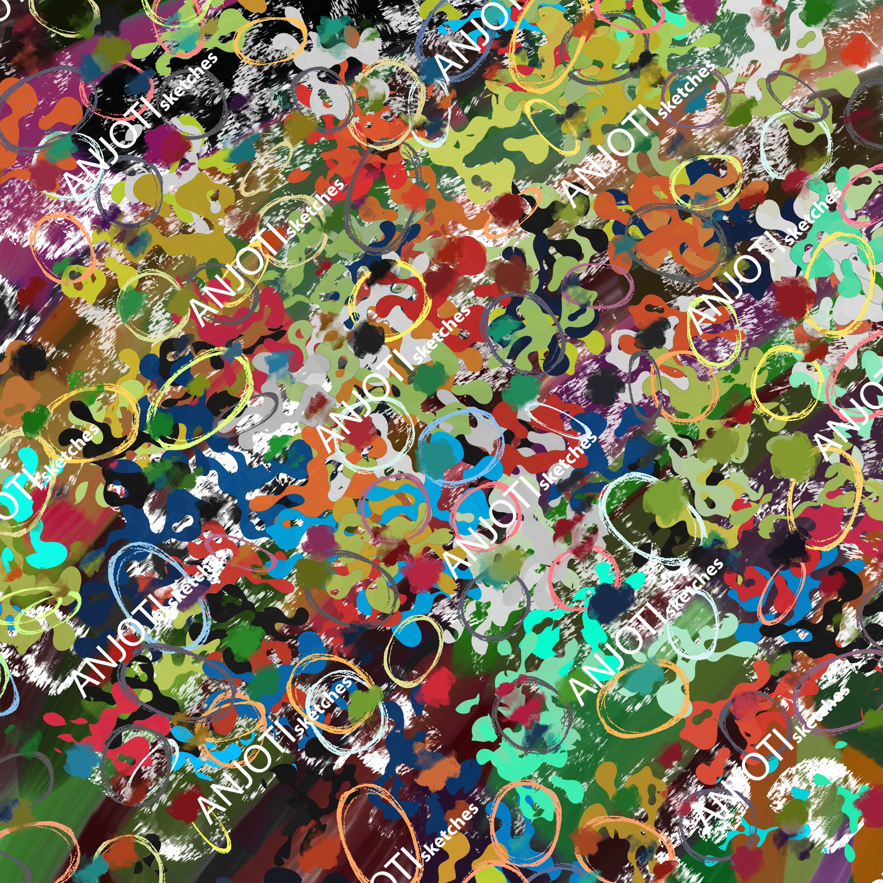 ANJOTI_SKETCHES_658_Add a Modern Touch with Floral and Geometric Abstract Wall Art in Multicolor Textures