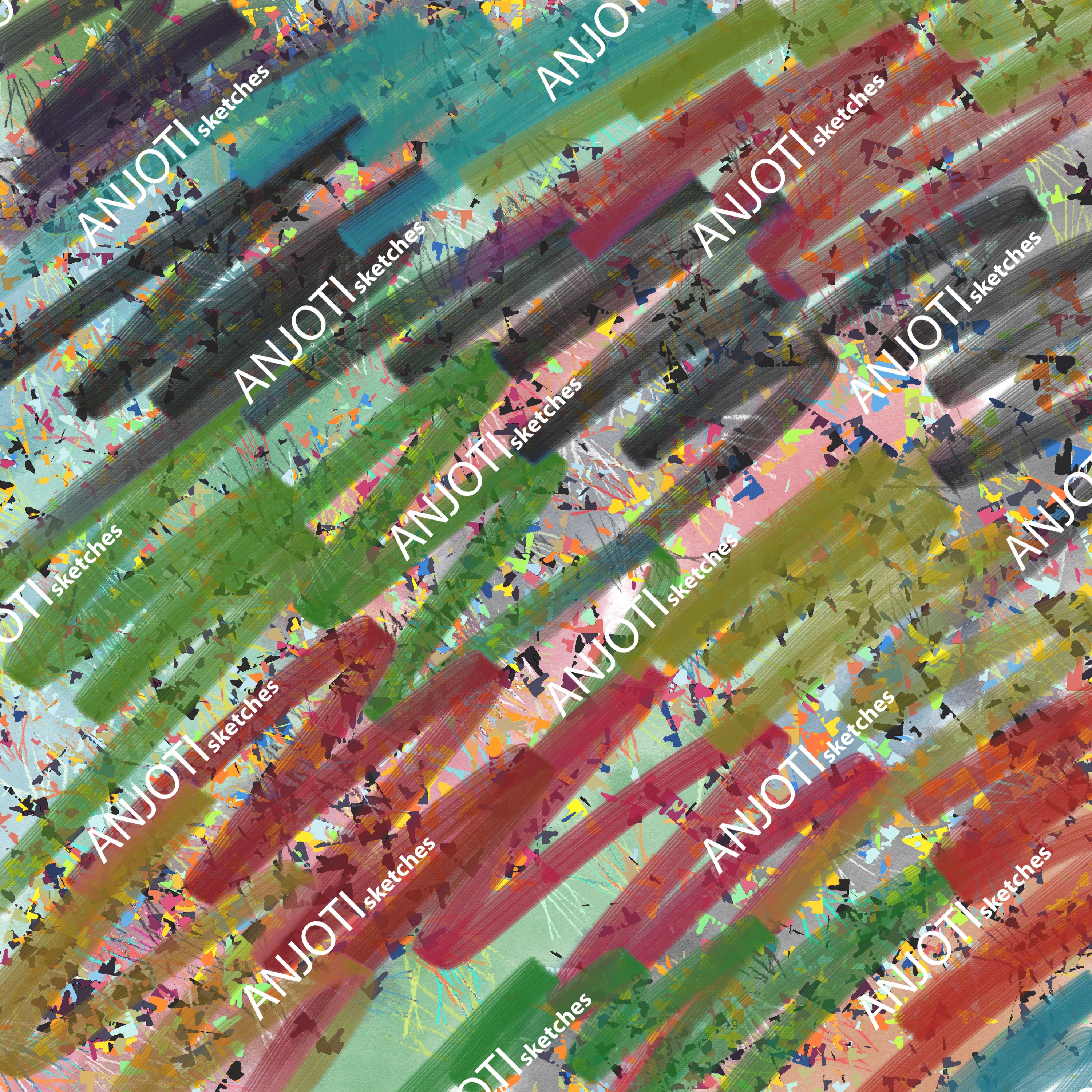 ANJOTI_SKETCHES_720_ Transform Your Room with Abstract Wall Art and Multicolor Texture Backgrounds