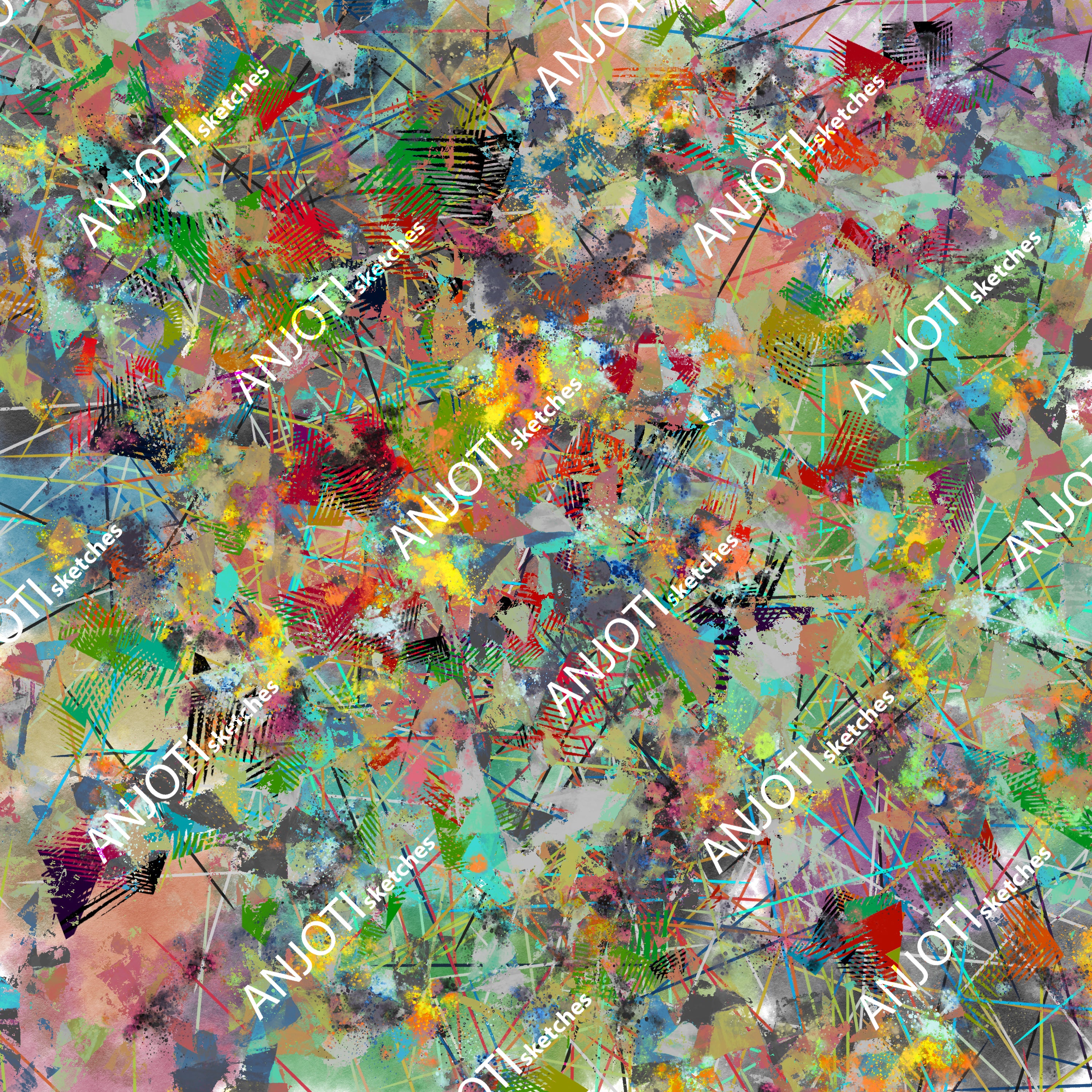 ANJOTI_SKETCHES_723_ Multicolor Abstract Wall Art and Texture Backgrounds to Brighten Your Space