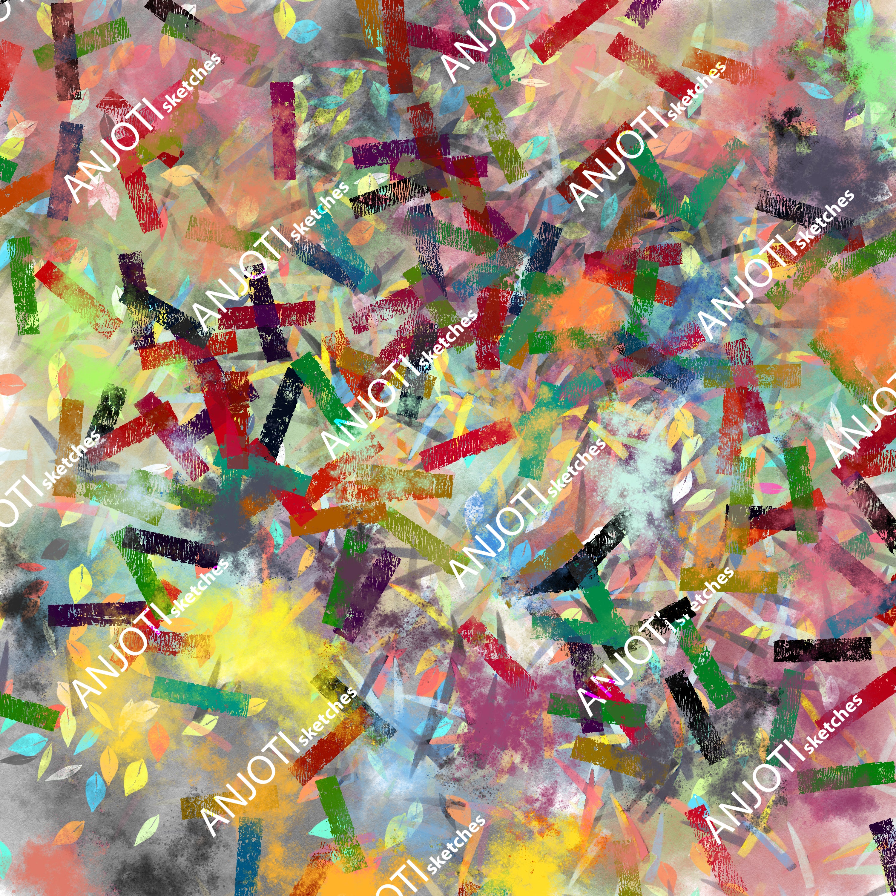 ANJOTI_SKETCHES_724_ Upgrade Your Walls with Multicolor Abstract Wall Art Texture Effect Backgrounds