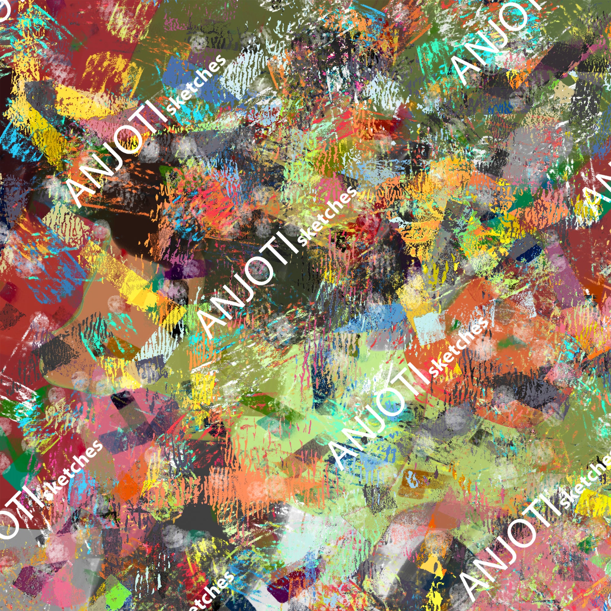 ANJOTI_SKETCHES_729_Abstract Wall Art in Multicolor Textures for a Creative Background Effect