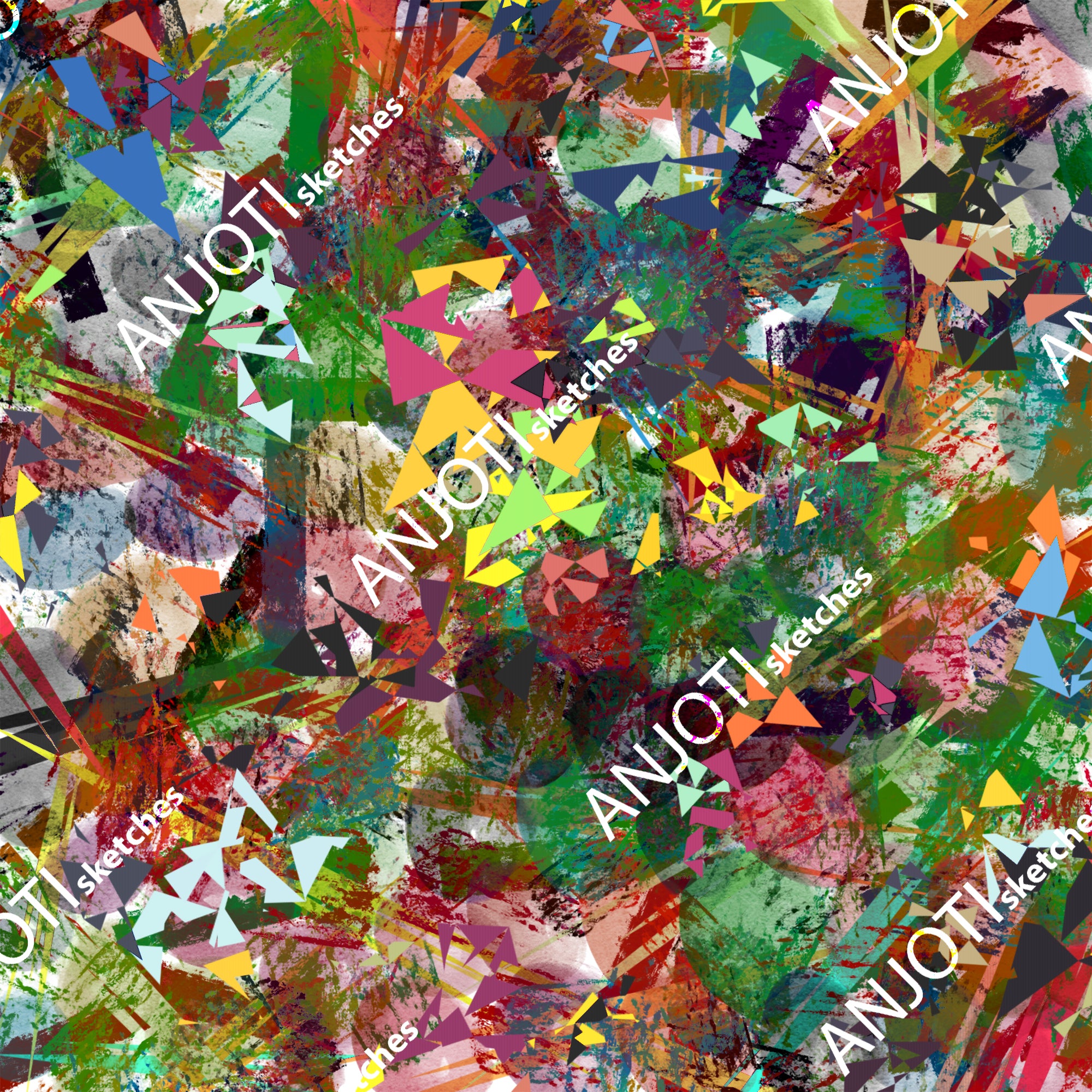 ANJOTI_SKETCHES_733_Unique Multicolor Texture Effect Backgrounds in Artistic Abstract Wall Art
