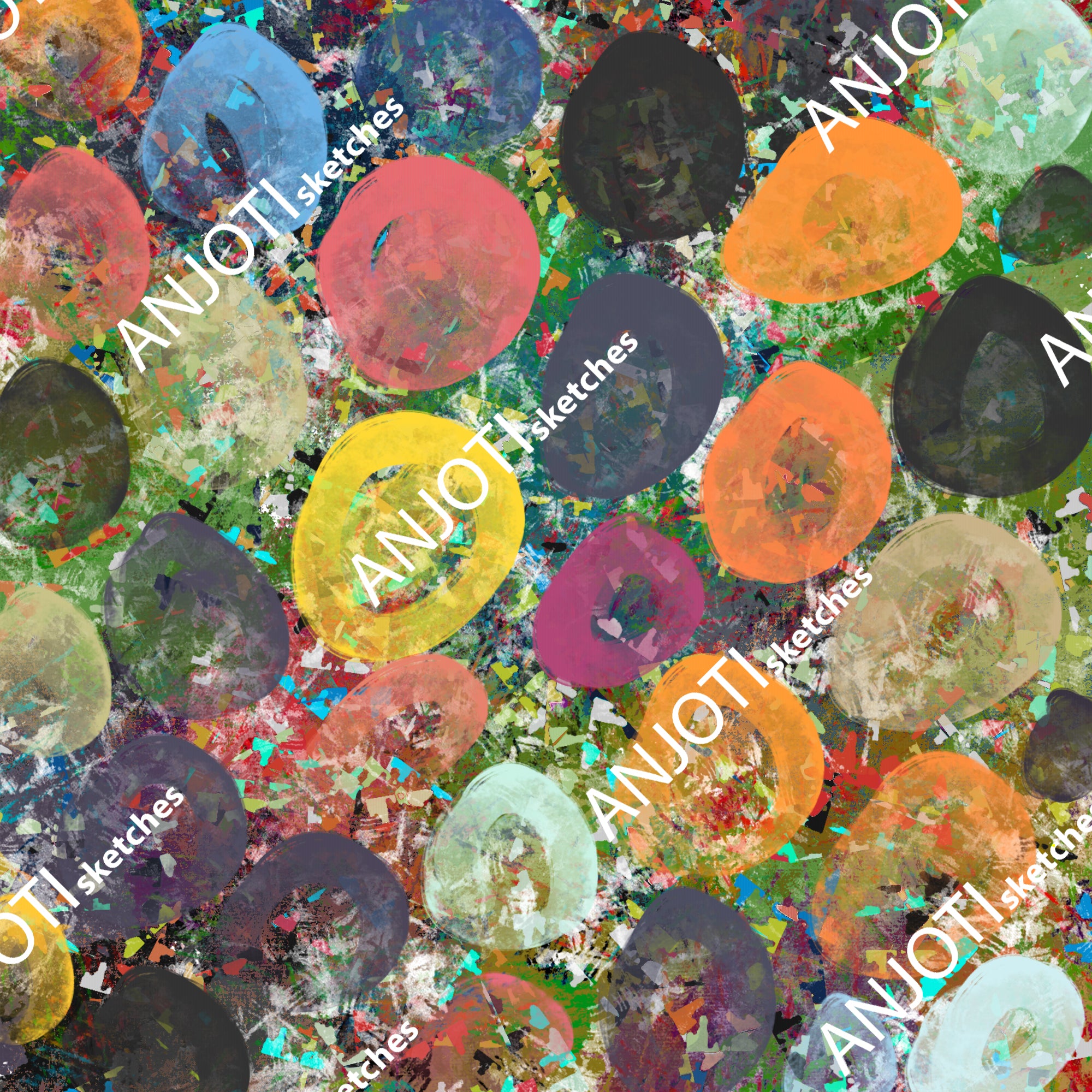 ANJOTI_SKETCHES_740_Vibrant Abstract Wall Art with Multicolor Texture Effect Backgrounds for Interiors