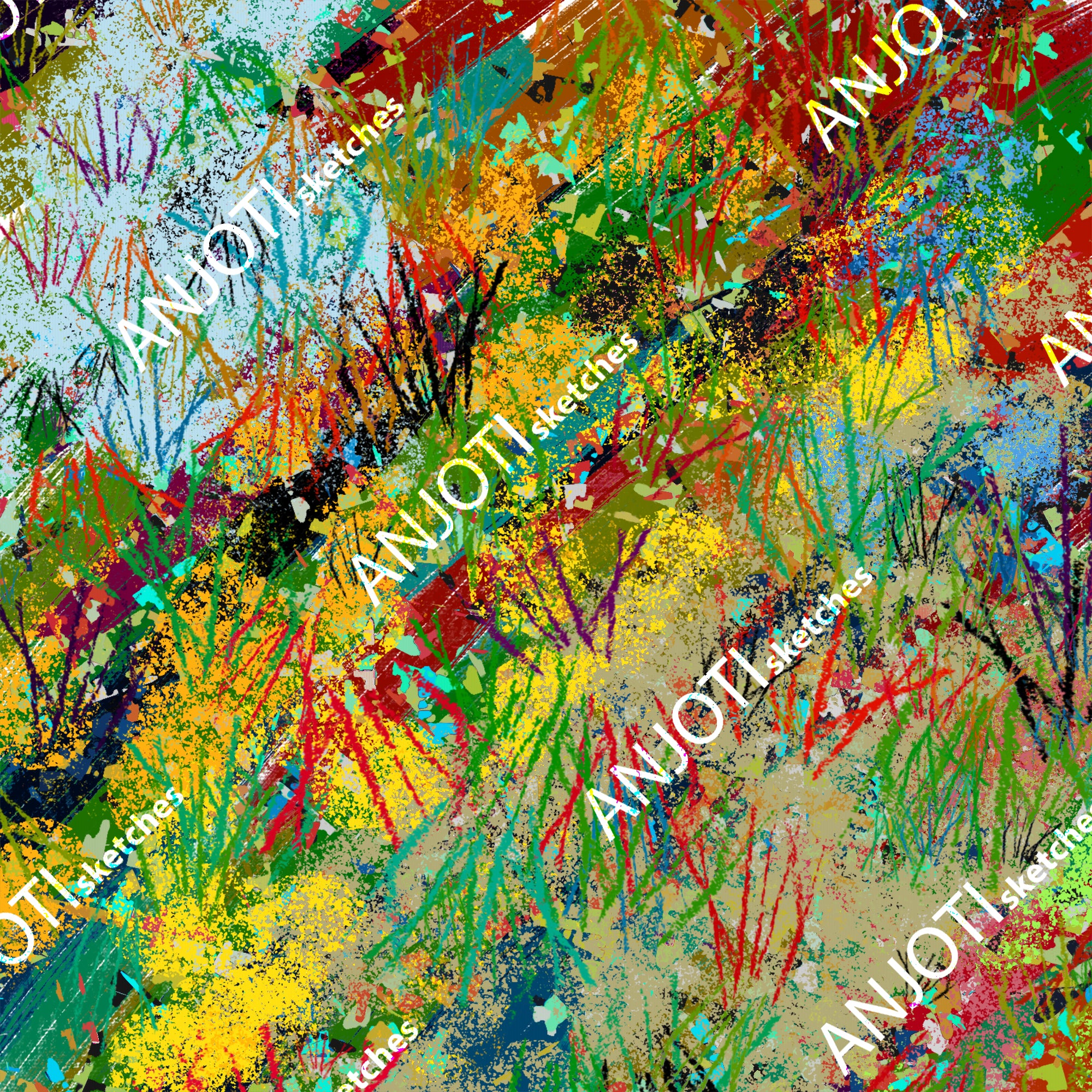 ANJOTI_SKETCHES_748_Multicolor Texture Effect Abstract Wall Art Ideas for Every Room Decor