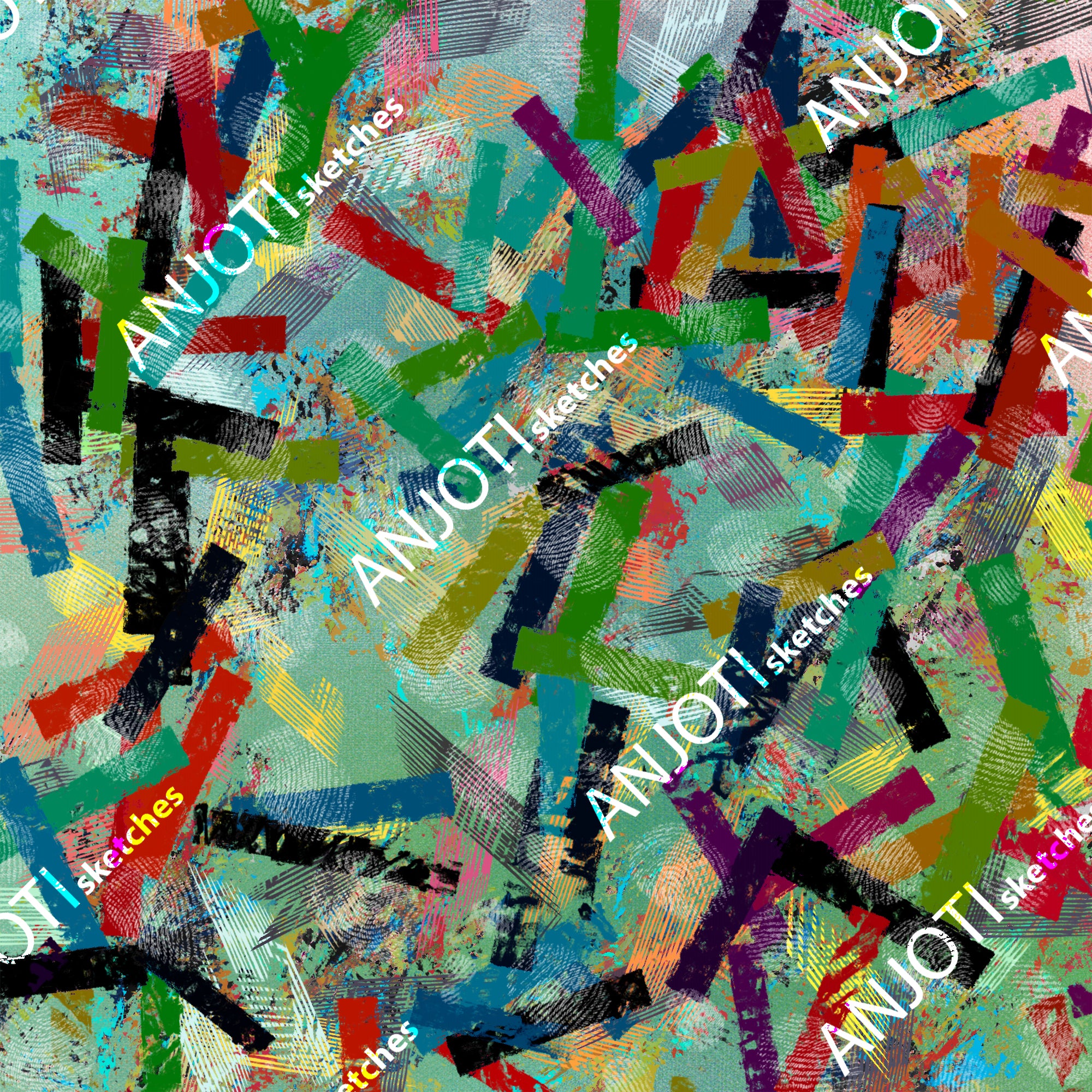 ANJOTI_SKETCHES_755_Enhance Your Decor with Multicolor Floral and Geometric Abstract Wall Art