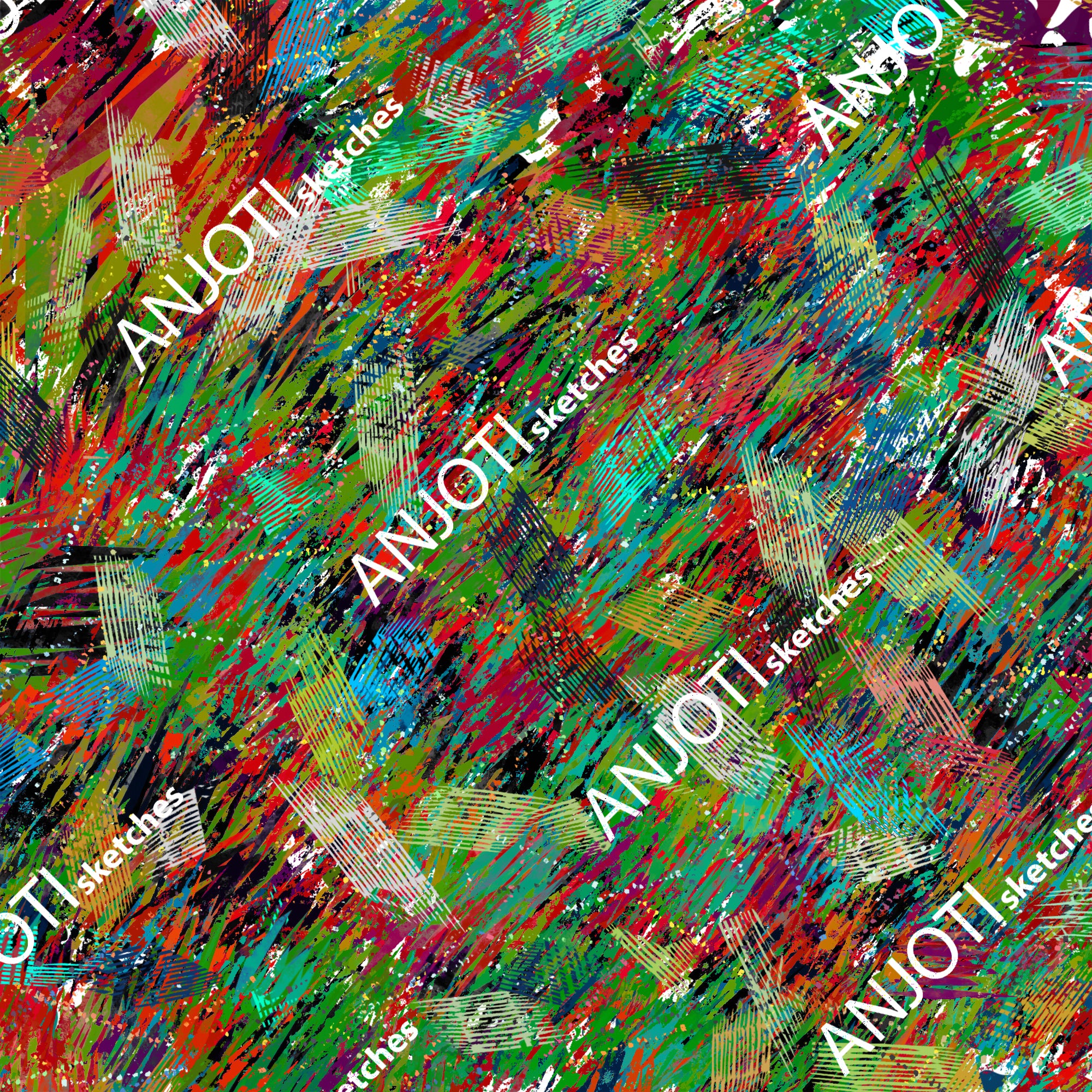ANJOTI_SKETCHES_759_Multicolor Texture Backgrounds in Abstract Floral and Geometric Wall Art