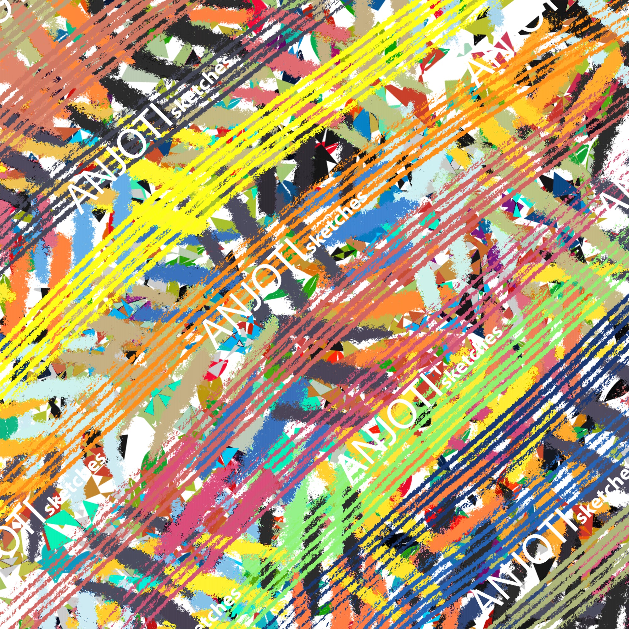 ANJOTI_SKETCHES_761_Bold Multicolor Texture Effects in Floral and Geometric Abstract Wall Art Designs