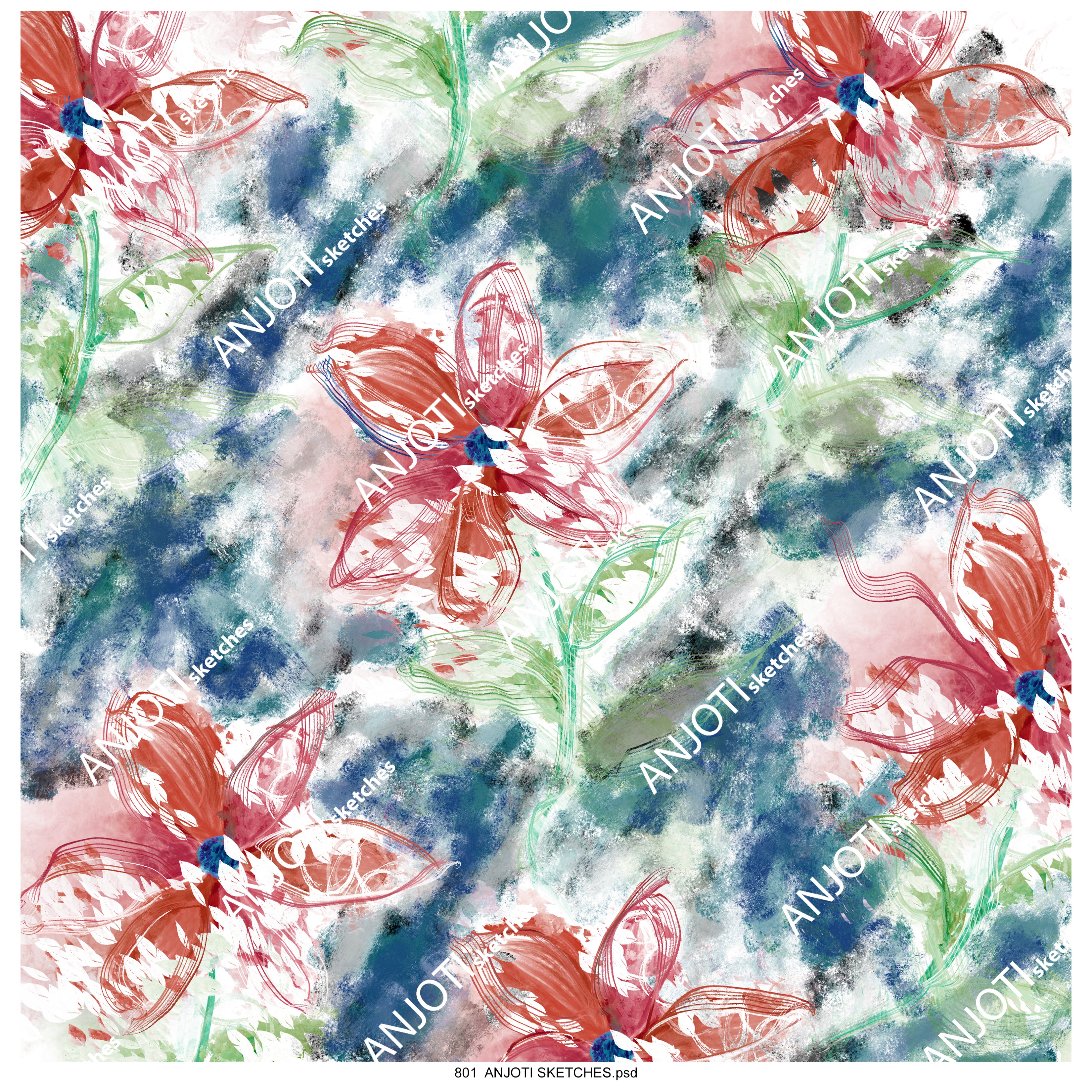 ANJOTI_SKETCHES_801_ Discover Multicolor Abstract Wall Art Ideas with Unique Texture Effect Background Designs