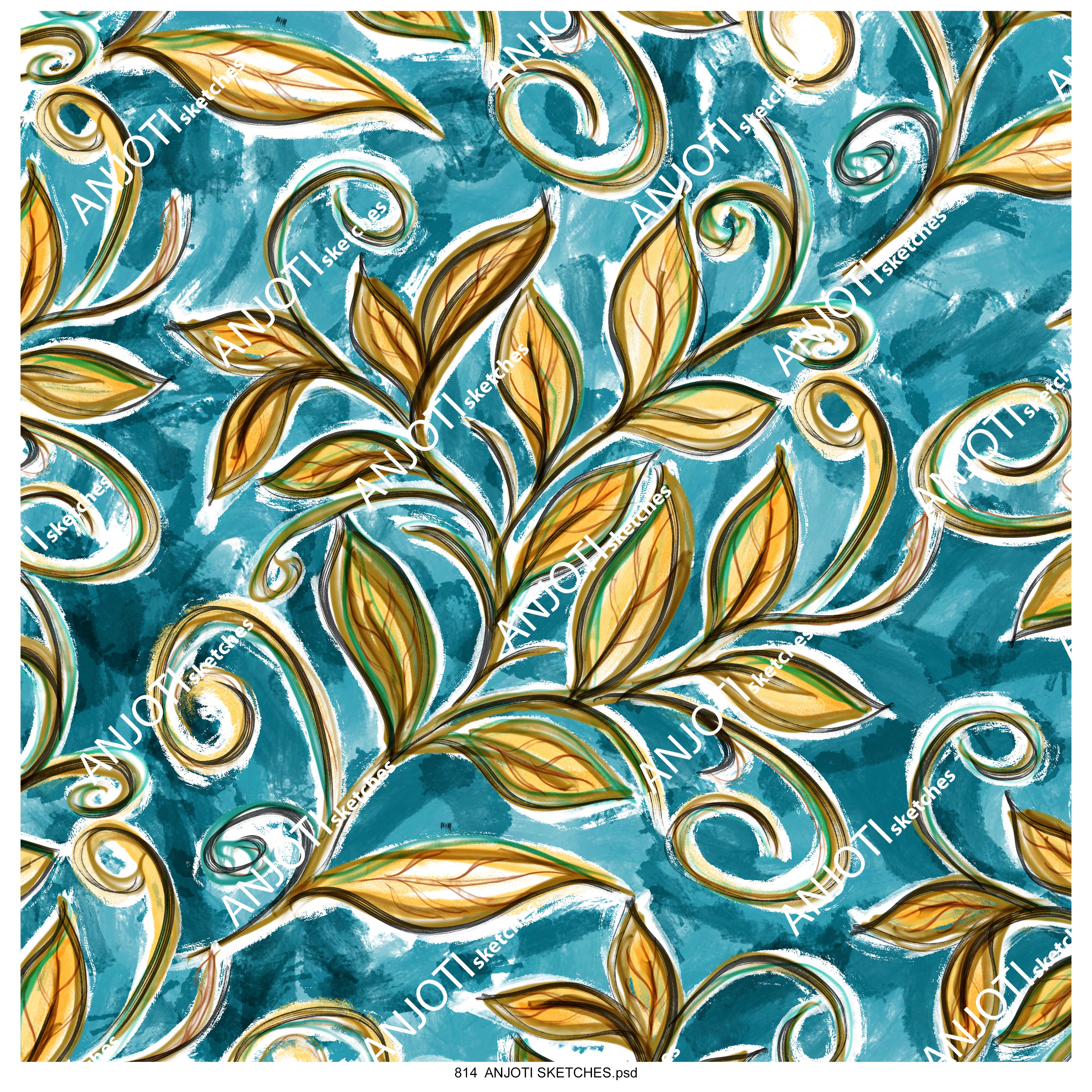 ANJOTI_SKETCHES_814_Fresh Multicolor Texture Background Designs in Modern Abstract Wall Art