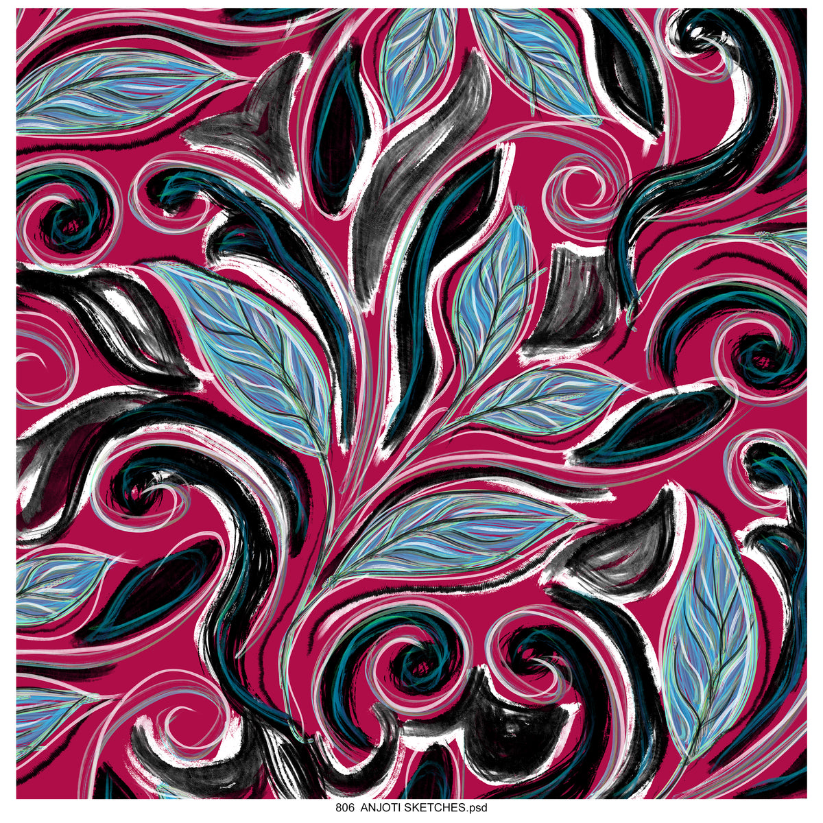 AnjotiSketches 07_Modern Abstract Wall Art for Home Decor Featuring Multicolor Texture Background Effects