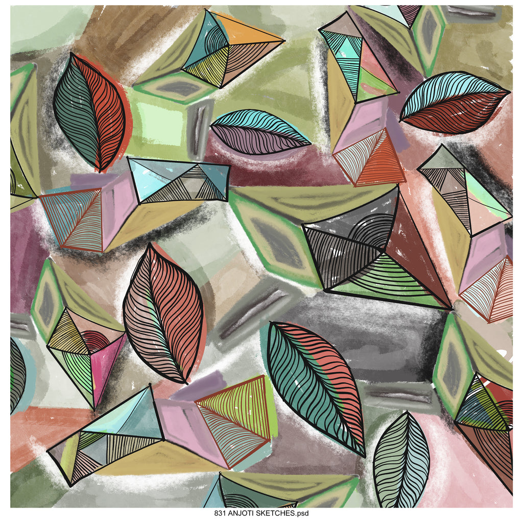 AnjotiSketches 04_Abstract loose water color Graphics modern stain acrylic paint Elements  Art Prints Pattern Wallpaper illustrations design for SUMMER fashion fancy ENGLISH  colors shades,