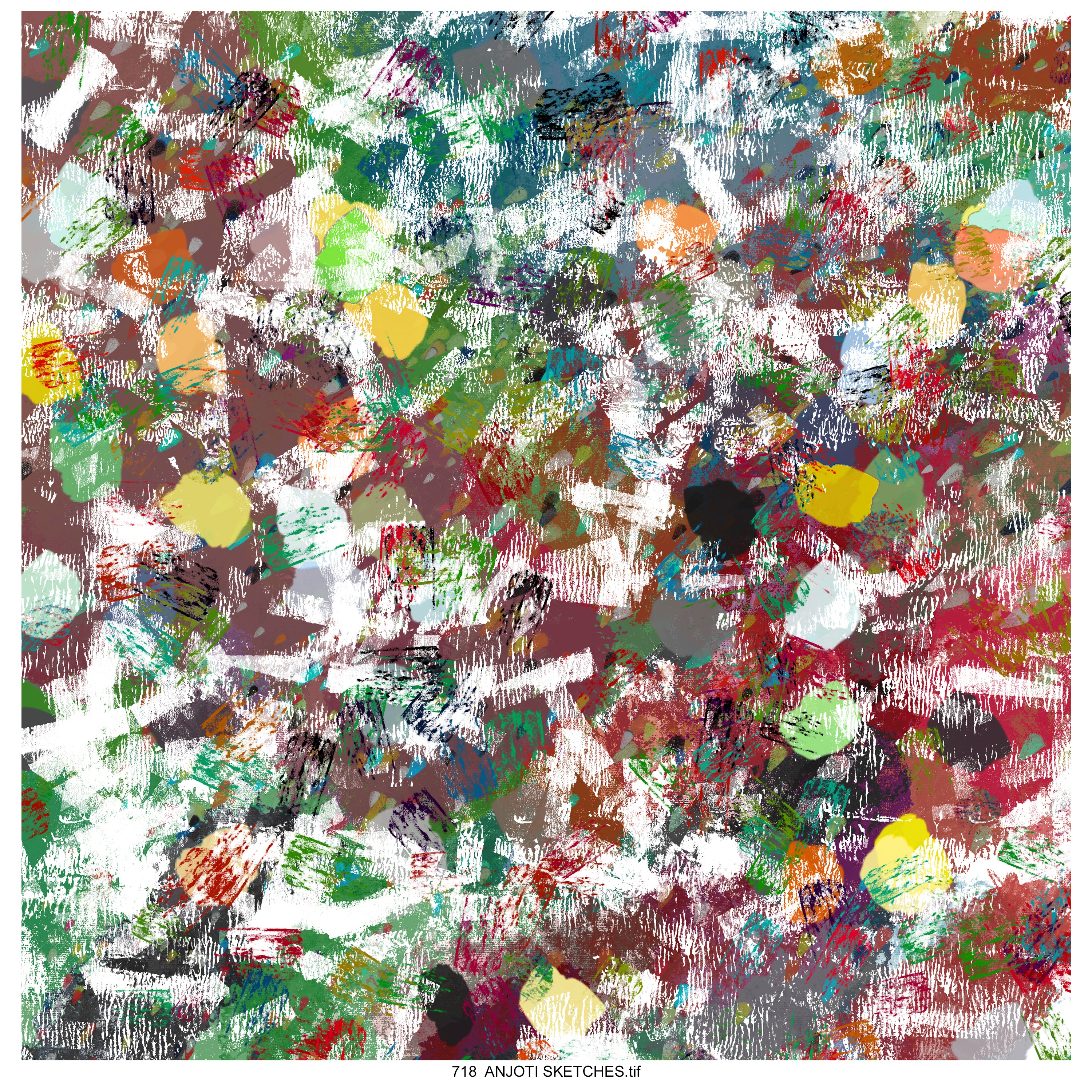 AnjotiSketches 09_ Artistic Multicolor Abstract Wall Art Ideas with Stunning Texture Effect Backgrounds