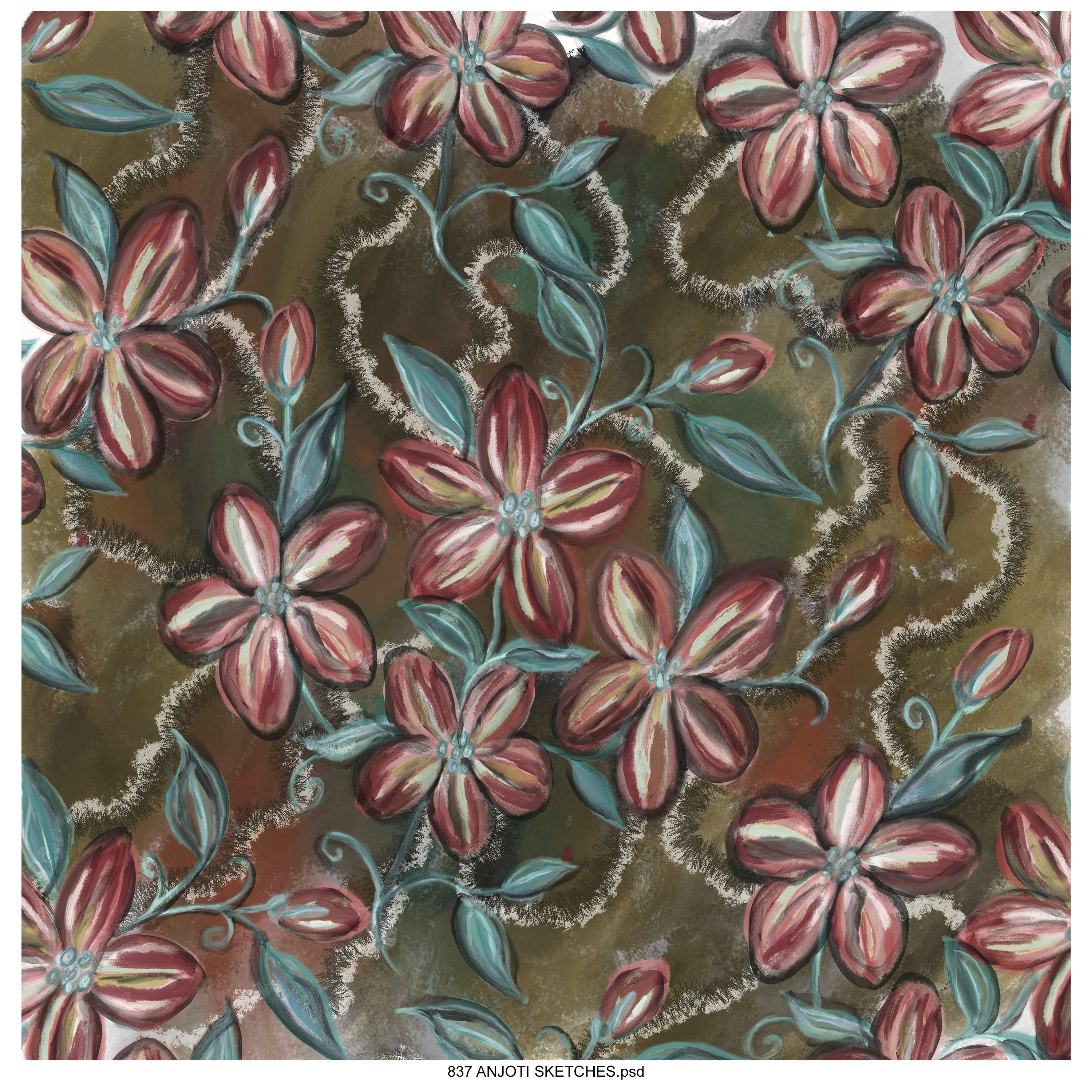 AnjotiSketches 04_Abstract loose water color Graphics modern stain acrylic paint Elements  Art Prints Pattern Wallpaper illustrations design for SUMMER fashion fancy ENGLISH  colors shades,